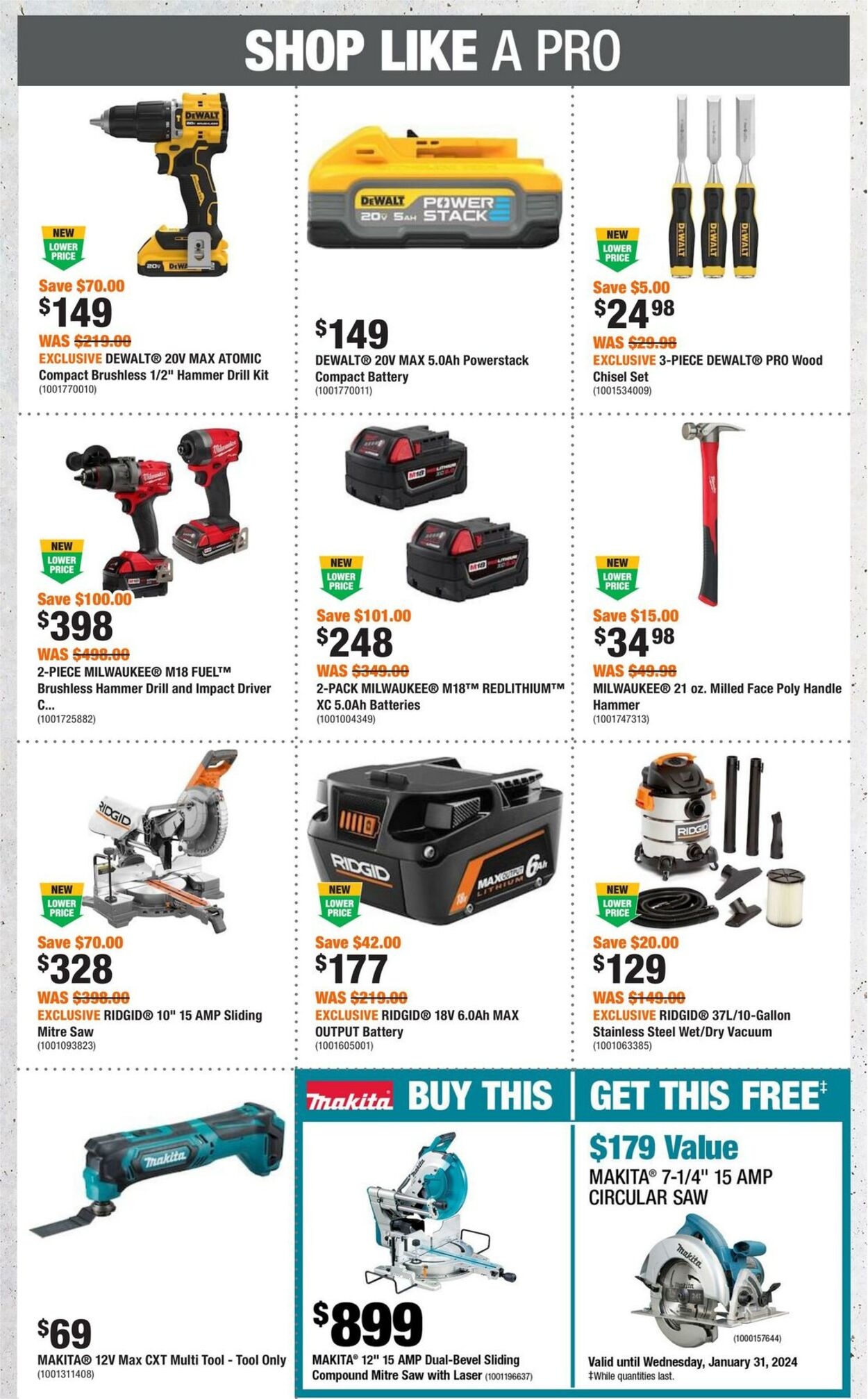 Flyer Home Depot 04.01.2024 - 10.01.2024