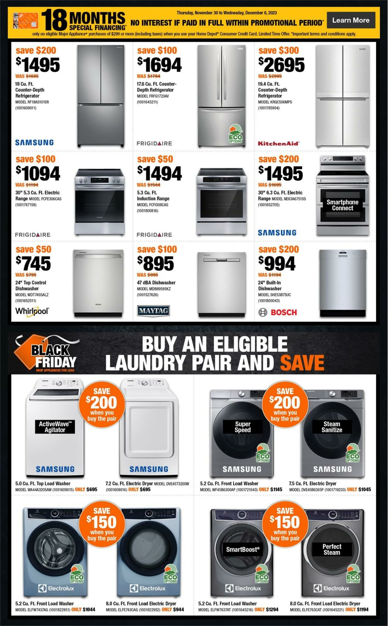 Flyer Home Depot 30.11.2023 - 06.12.2023