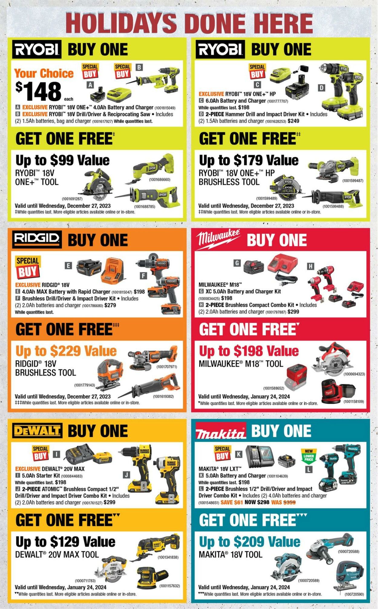 Flyer Home Depot 30.11.2023 - 06.12.2023