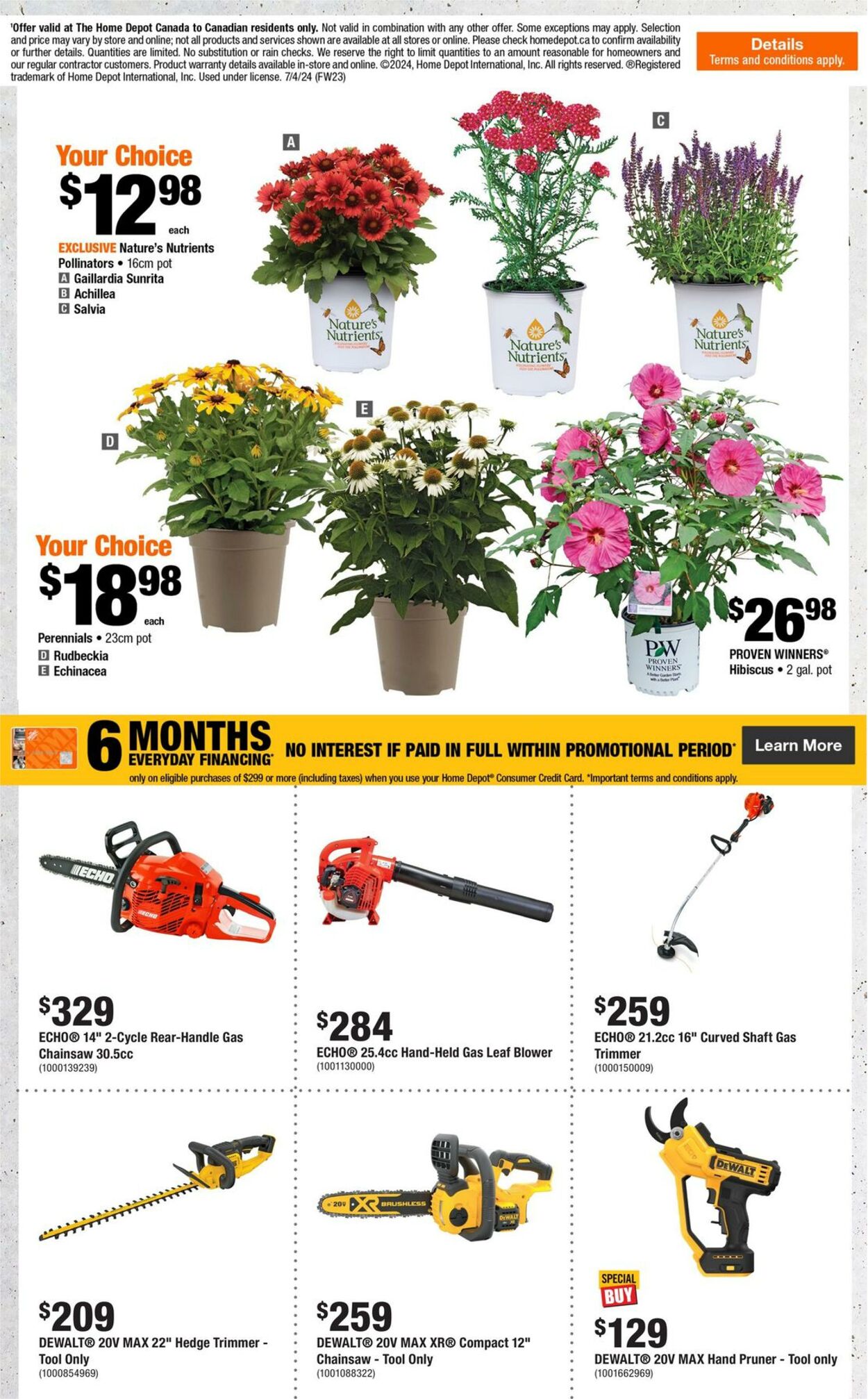 Flyer Home Depot 04.07.2024 - 10.07.2024