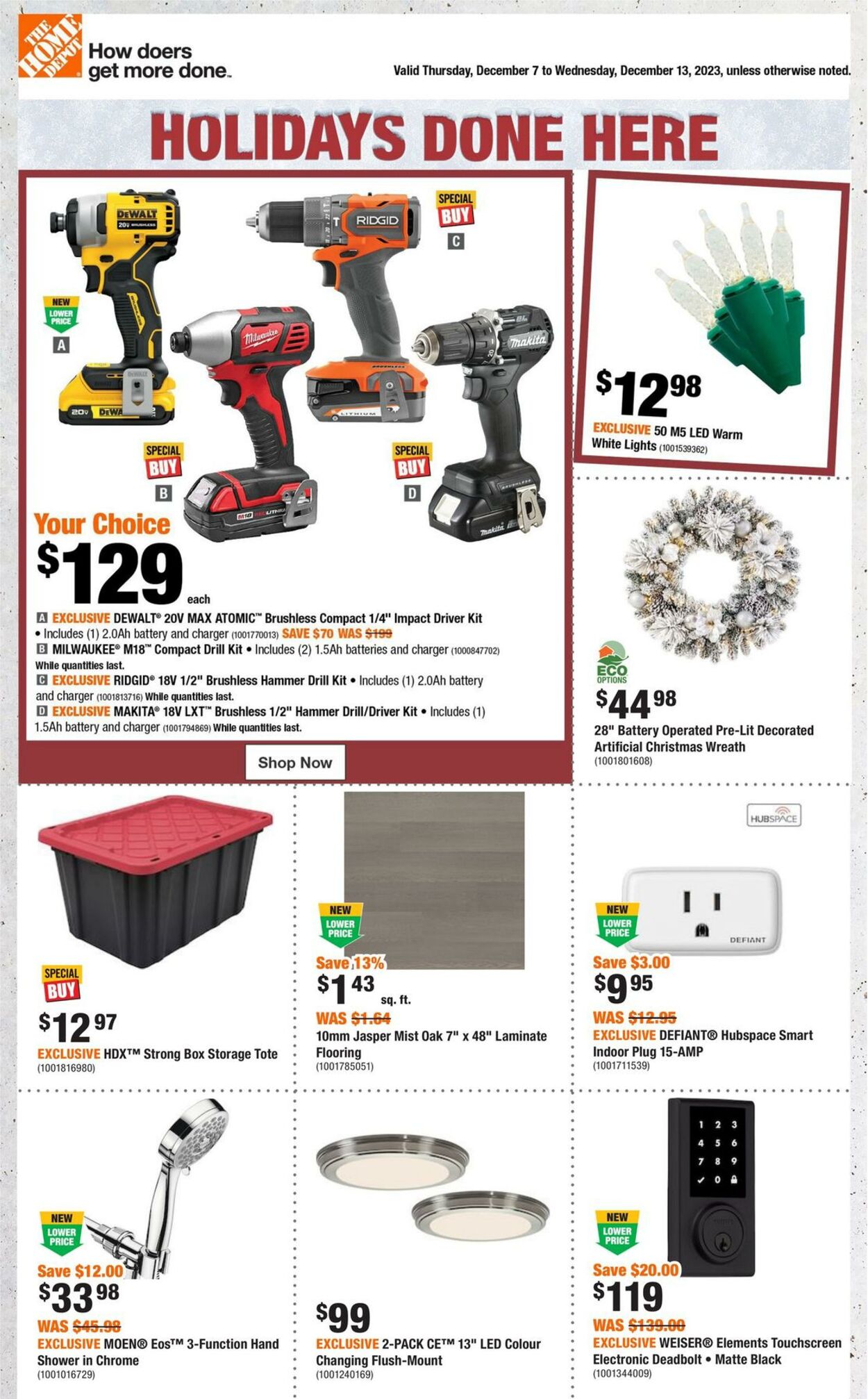 Flyer Home Depot 07.12.2023 - 13.12.2023