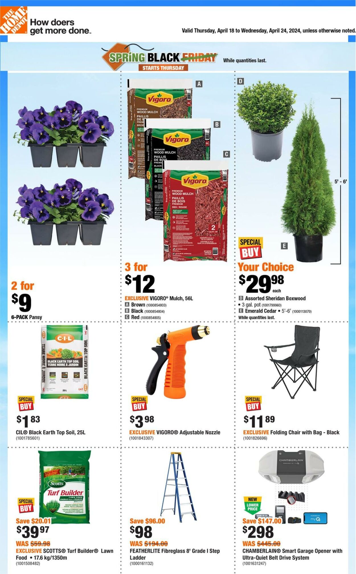 Flyer Home Depot - Weekly Flyer_CP 18 Apr 2024 - 24 Apr 2024
