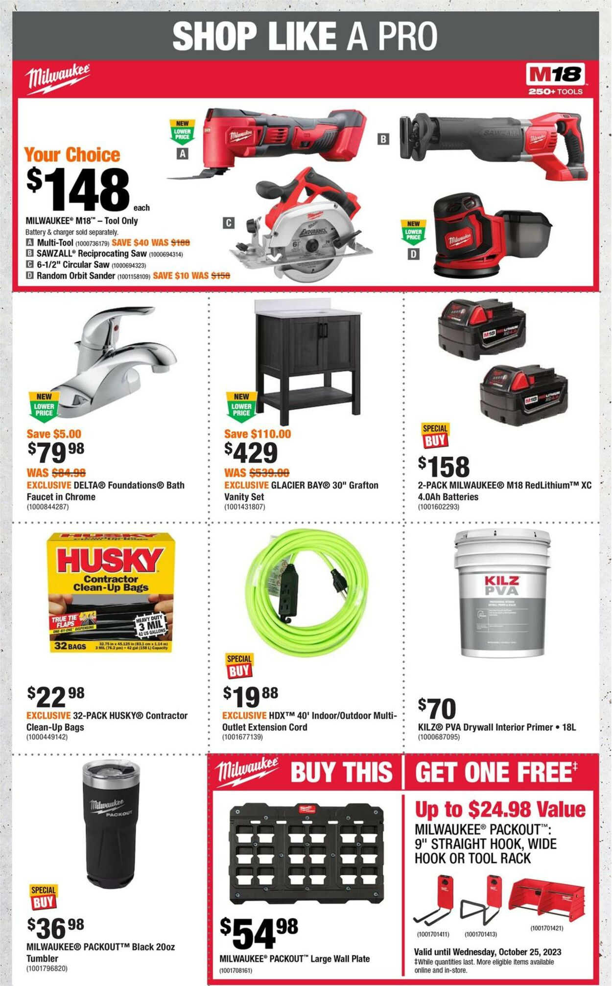 Home Depot Promotional Flyer - Valid from 10.08 to 16.08 - Page nb 3 ...