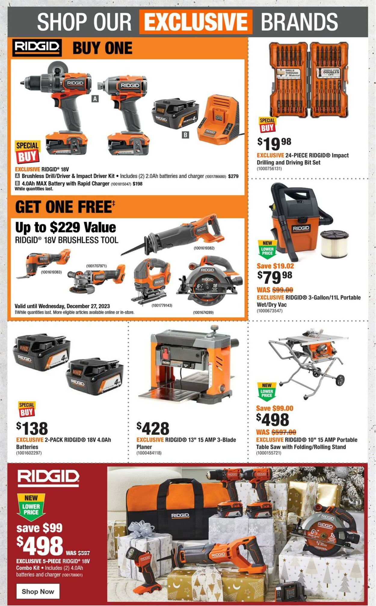 Flyer Home Depot 02.11.2023 - 27.12.2023