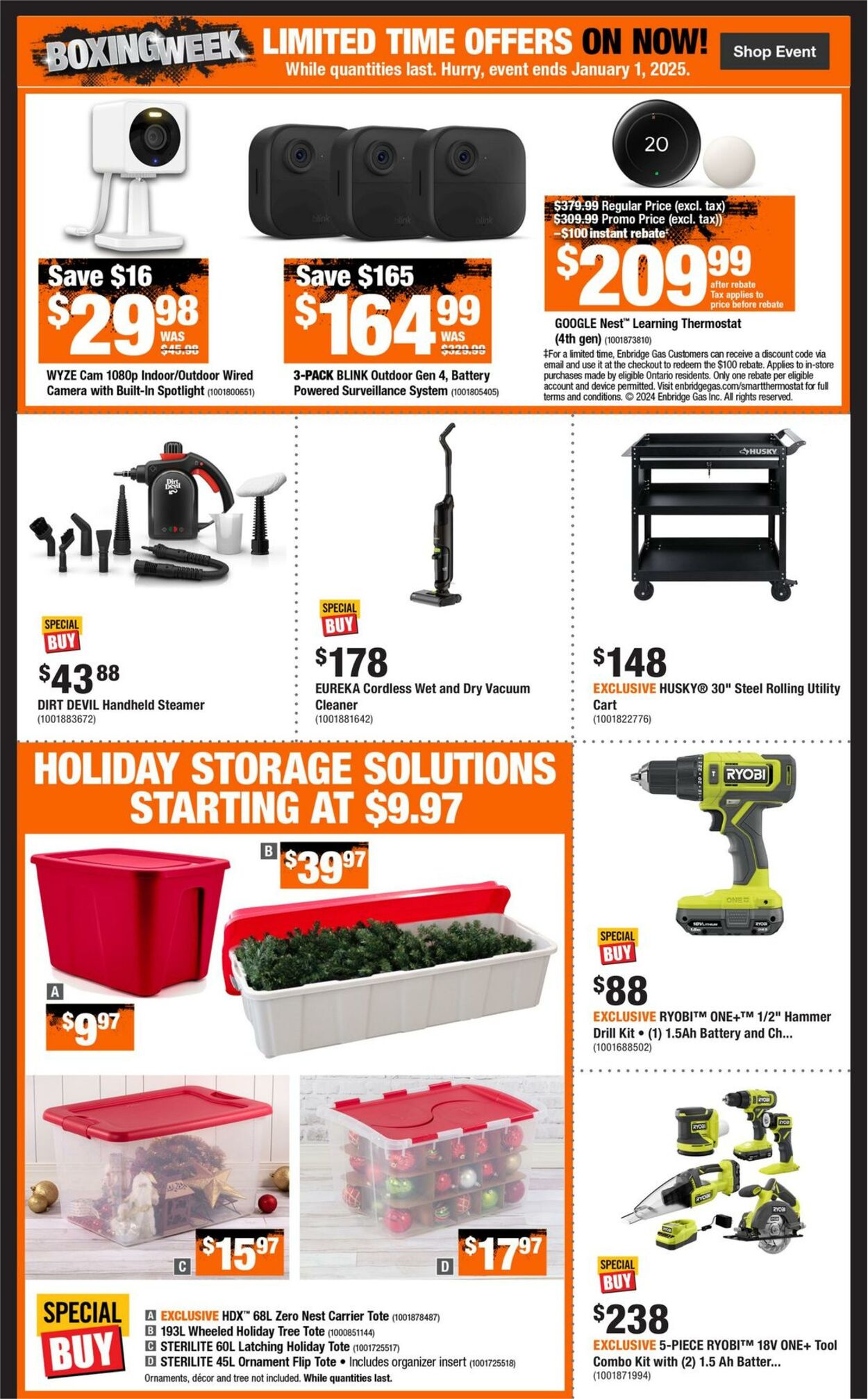 Flyer Home Depot 19.12.2024 - 25.12.2024