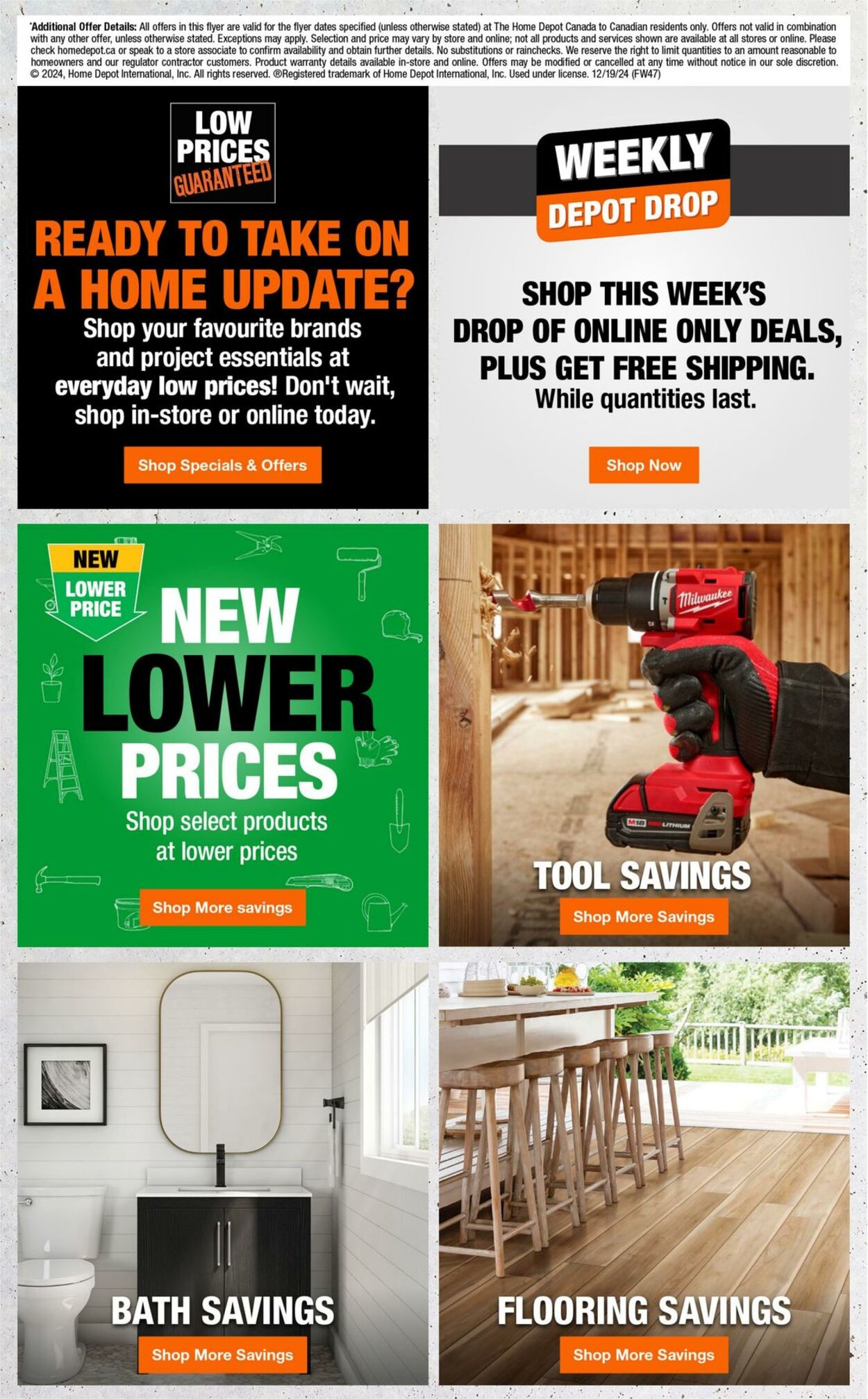 Flyer Home Depot 19.12.2024 - 25.12.2024