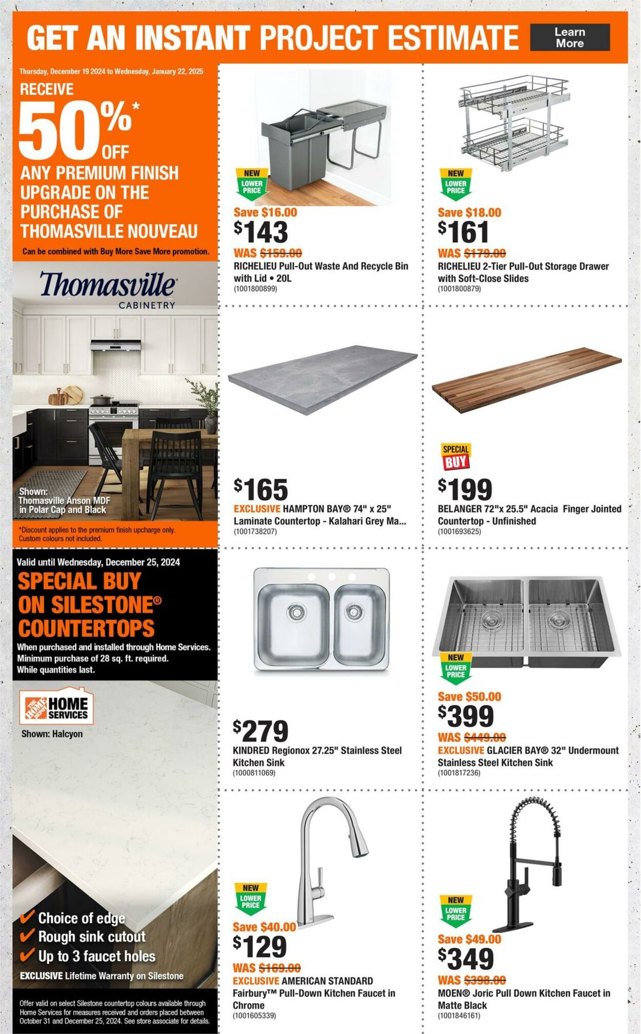 Flyer Home Depot 19.12.2024 - 25.12.2024