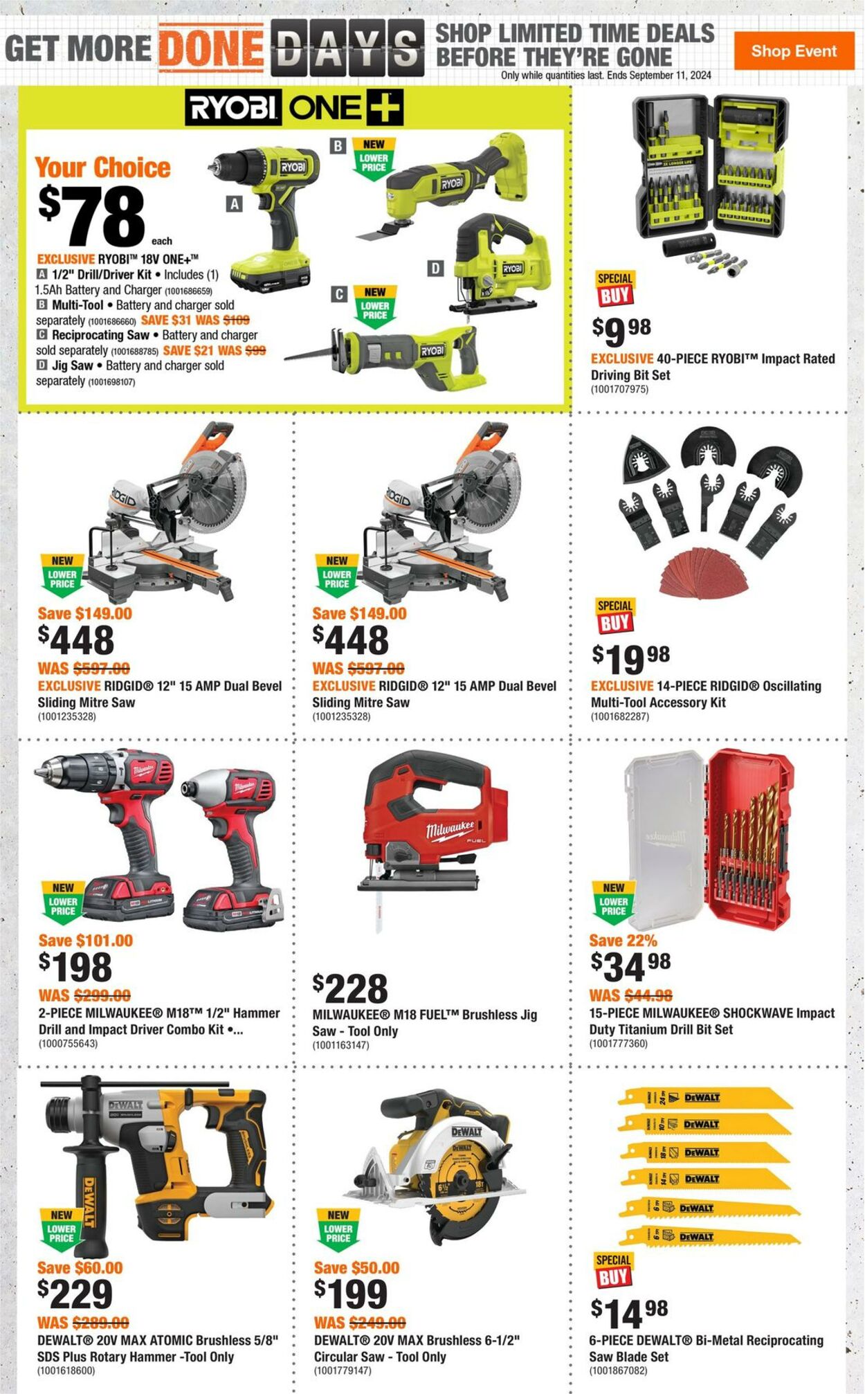 Flyer Home Depot 29.08.2024 - 04.09.2024