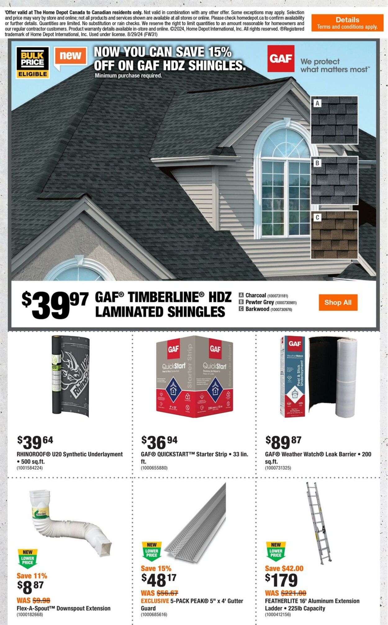 Flyer Home Depot 29.08.2024 - 04.09.2024