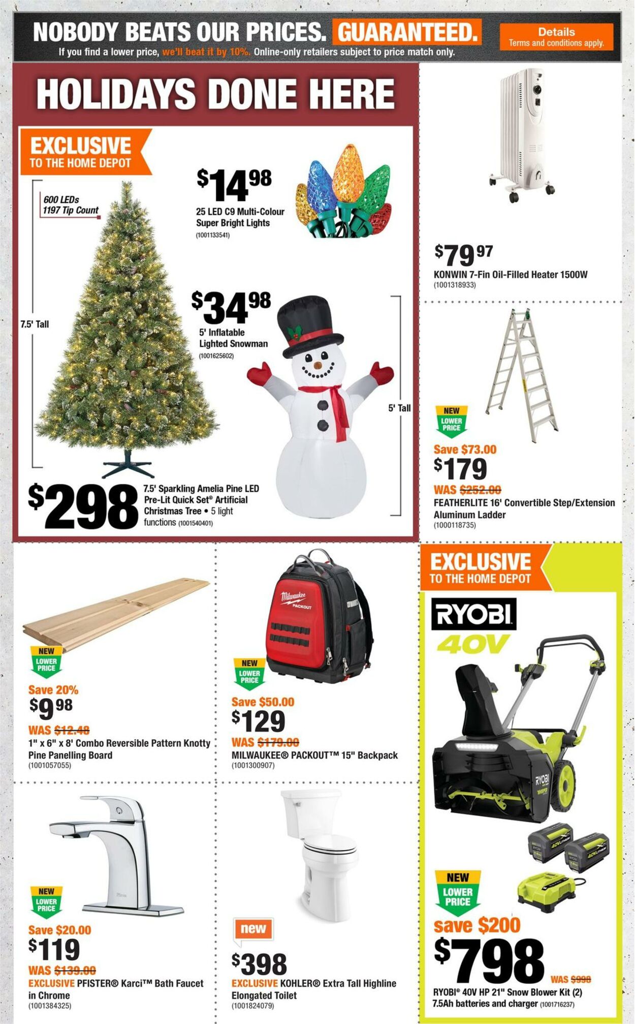 Flyer Home Depot 24.10.2024 - 30.10.2024