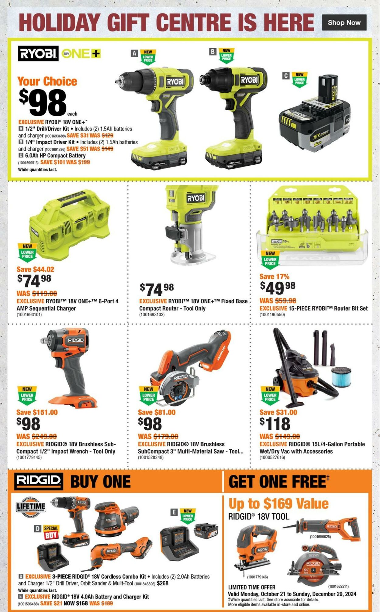 Flyer Home Depot 24.10.2024 - 30.10.2024