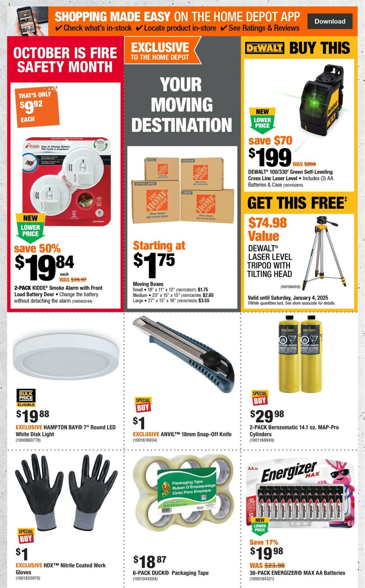 Flyer Home Depot 24.10.2024 - 30.10.2024