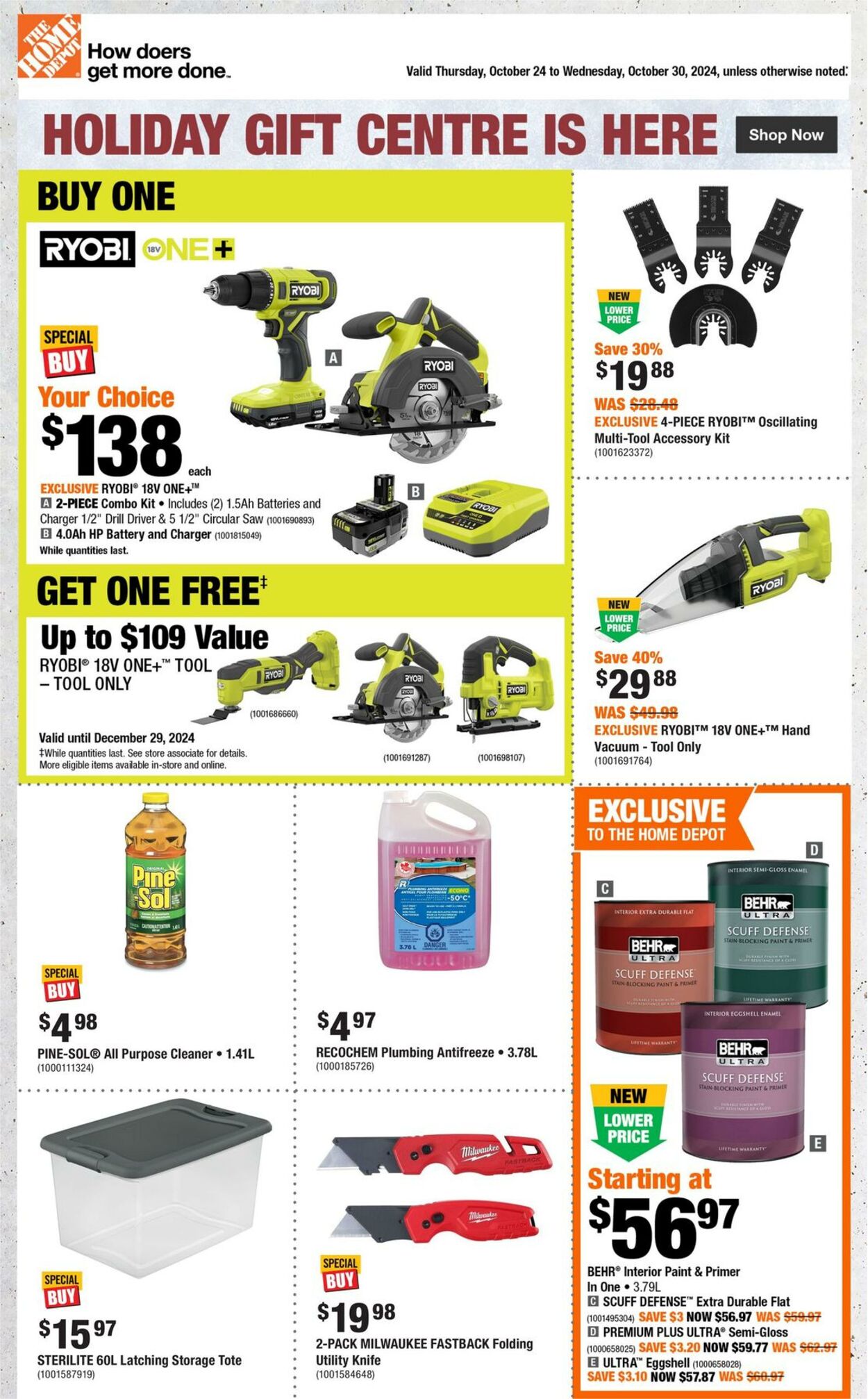 Flyer Home Depot - Weekly Flyer_CP 24 Oct 2024 - 30 Oct 2024