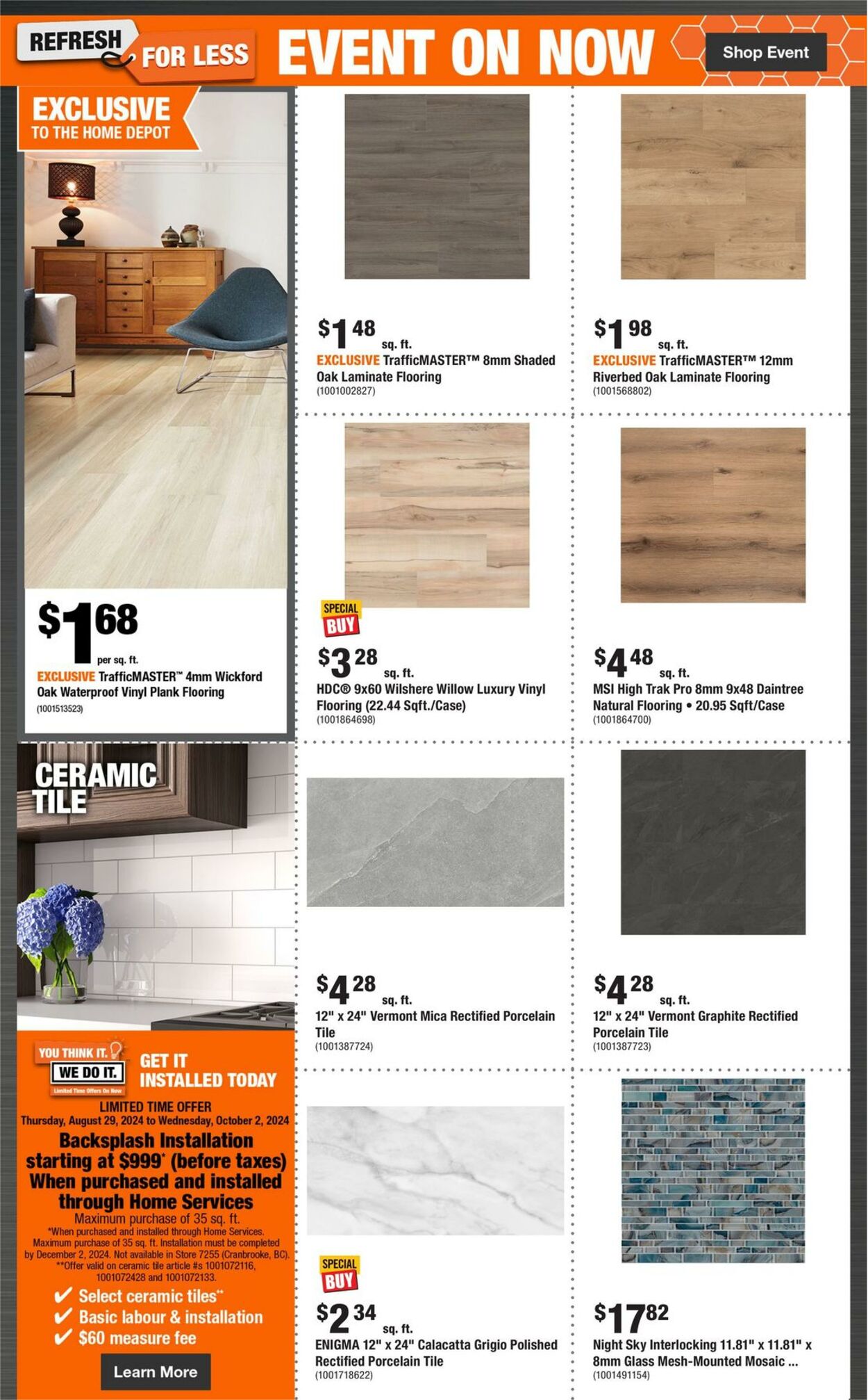 Flyer Home Depot 05.09.2024 - 11.09.2024