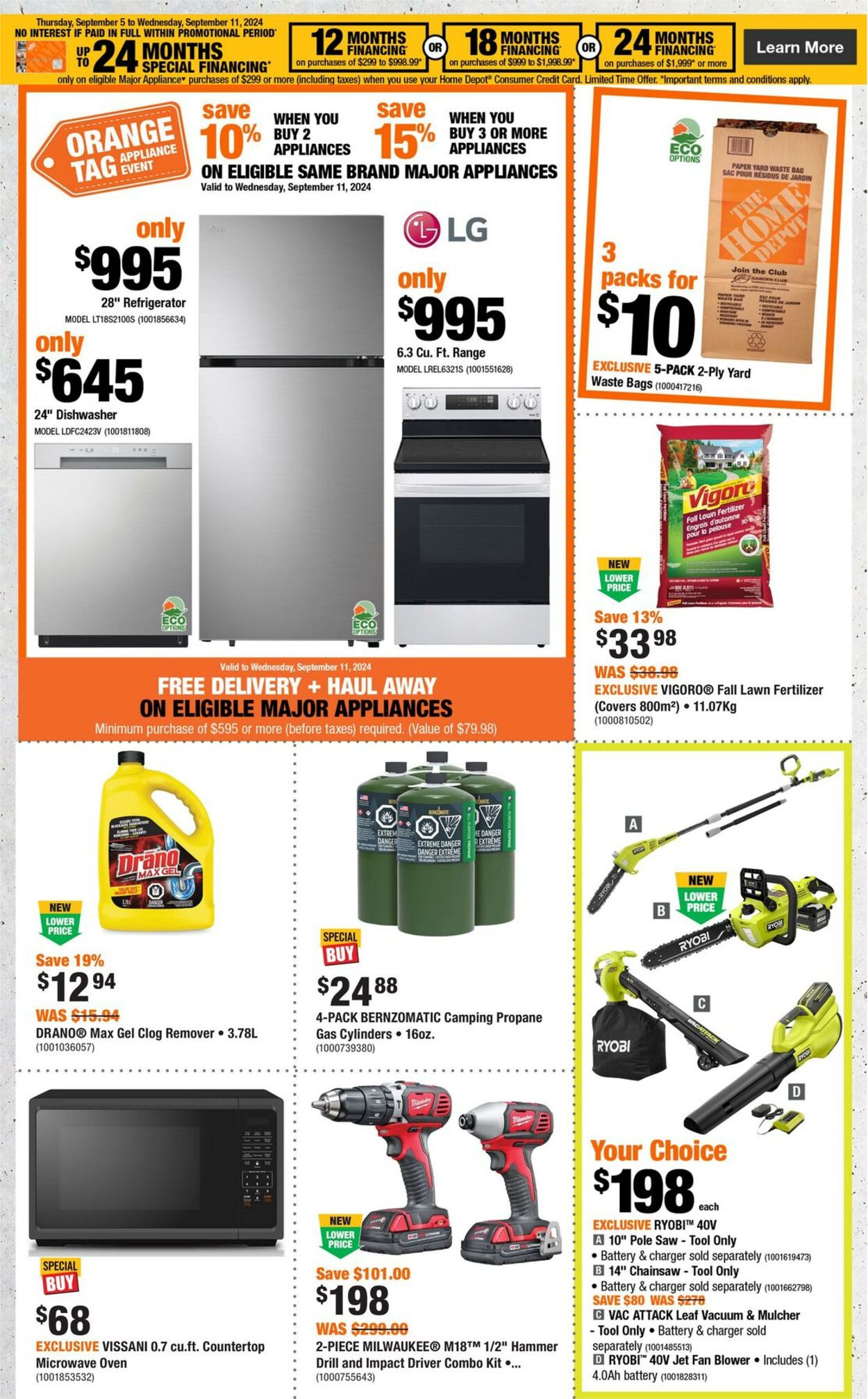 Flyer Home Depot 05.09.2024 - 11.09.2024