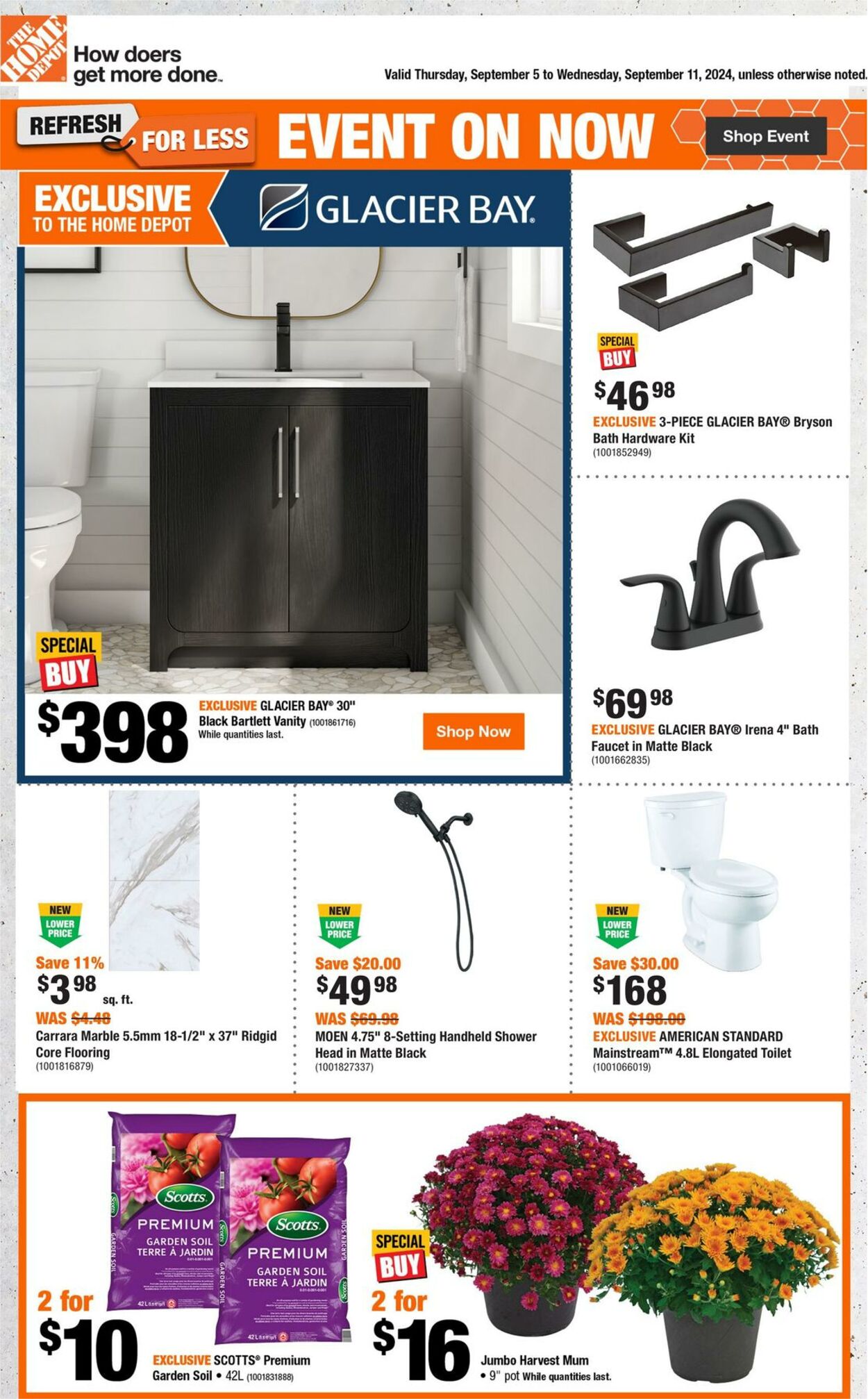 Flyer Home Depot - Weekly Flyer_CP 5 Sep 2024 - 11 Sep 2024