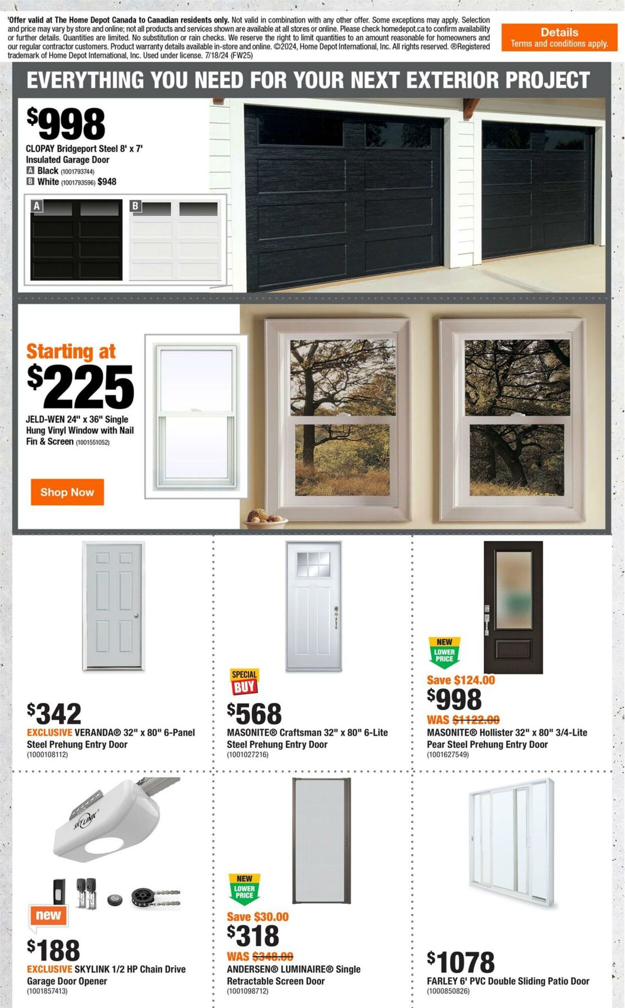 Flyer Home Depot 18.07.2024 - 24.07.2024