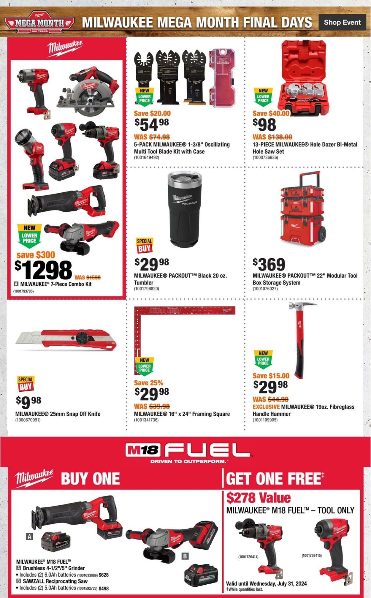 Flyer Home Depot 18.07.2024 - 24.07.2024