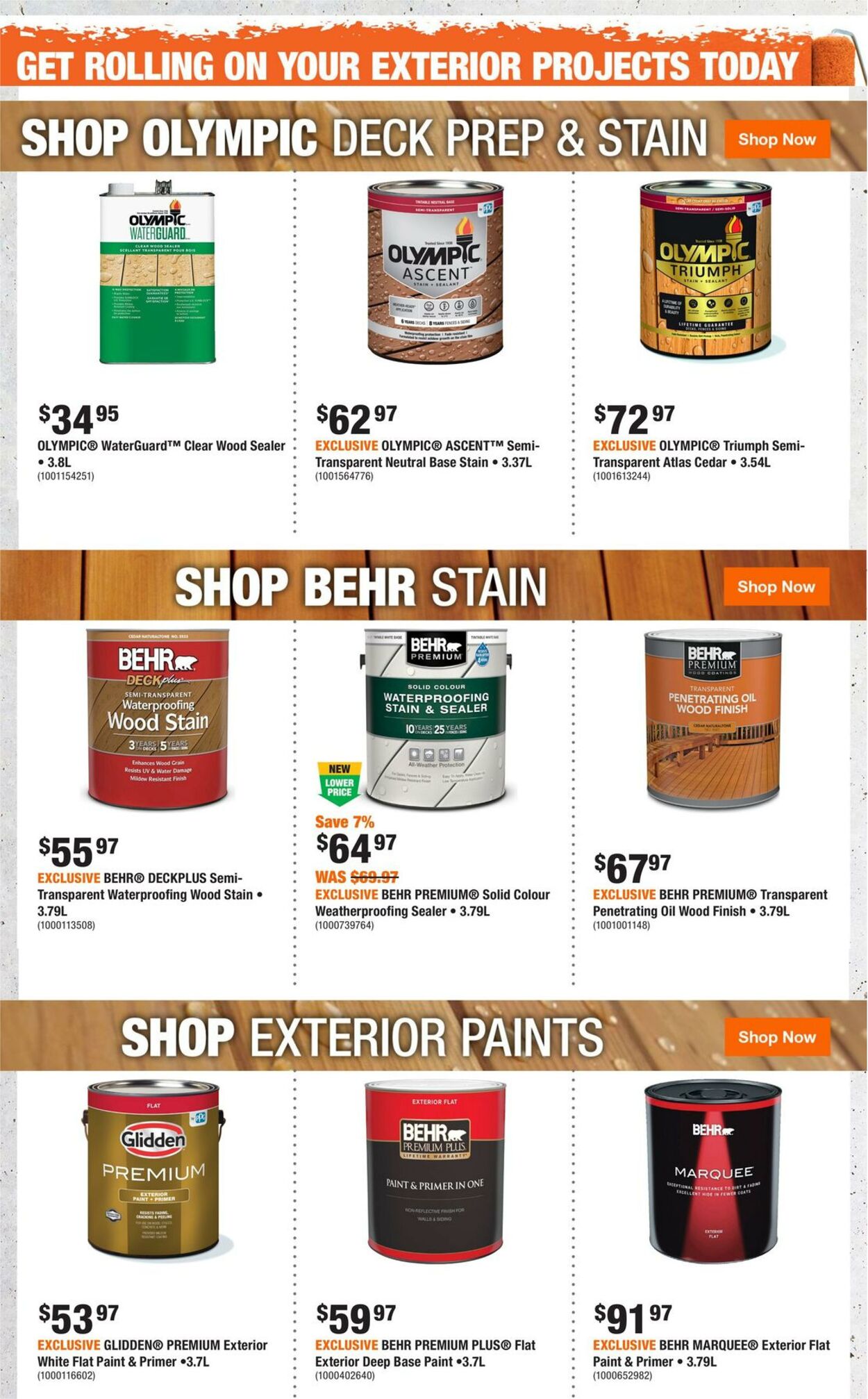 Flyer Home Depot 18.07.2024 - 24.07.2024