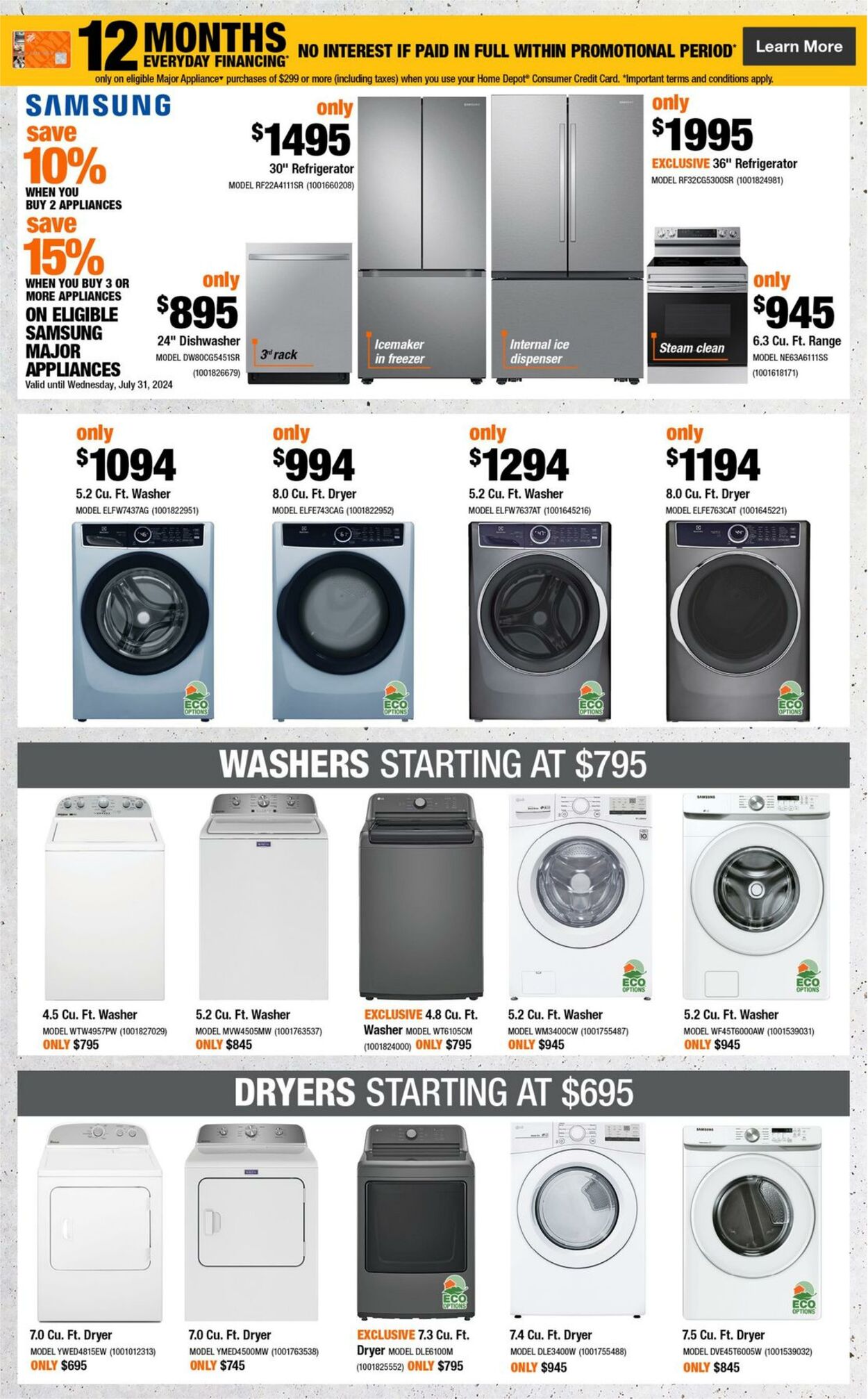 Flyer Home Depot 18.07.2024 - 24.07.2024