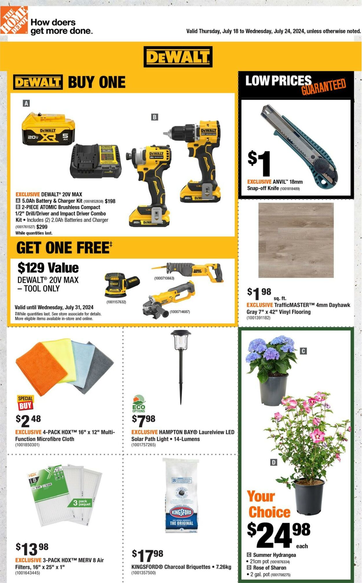 Flyer Home Depot 18.07.2024 - 24.07.2024