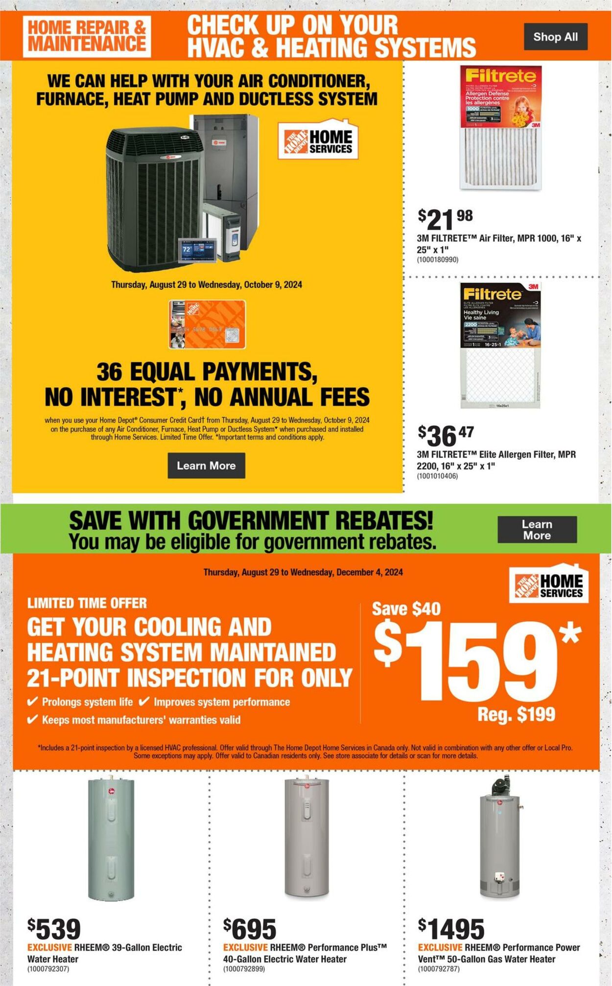 Flyer Home Depot 26.09.2024 - 02.10.2024