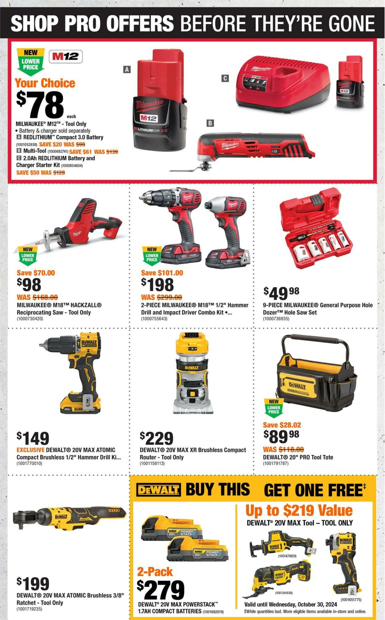 Flyer Home Depot 26.09.2024 - 02.10.2024