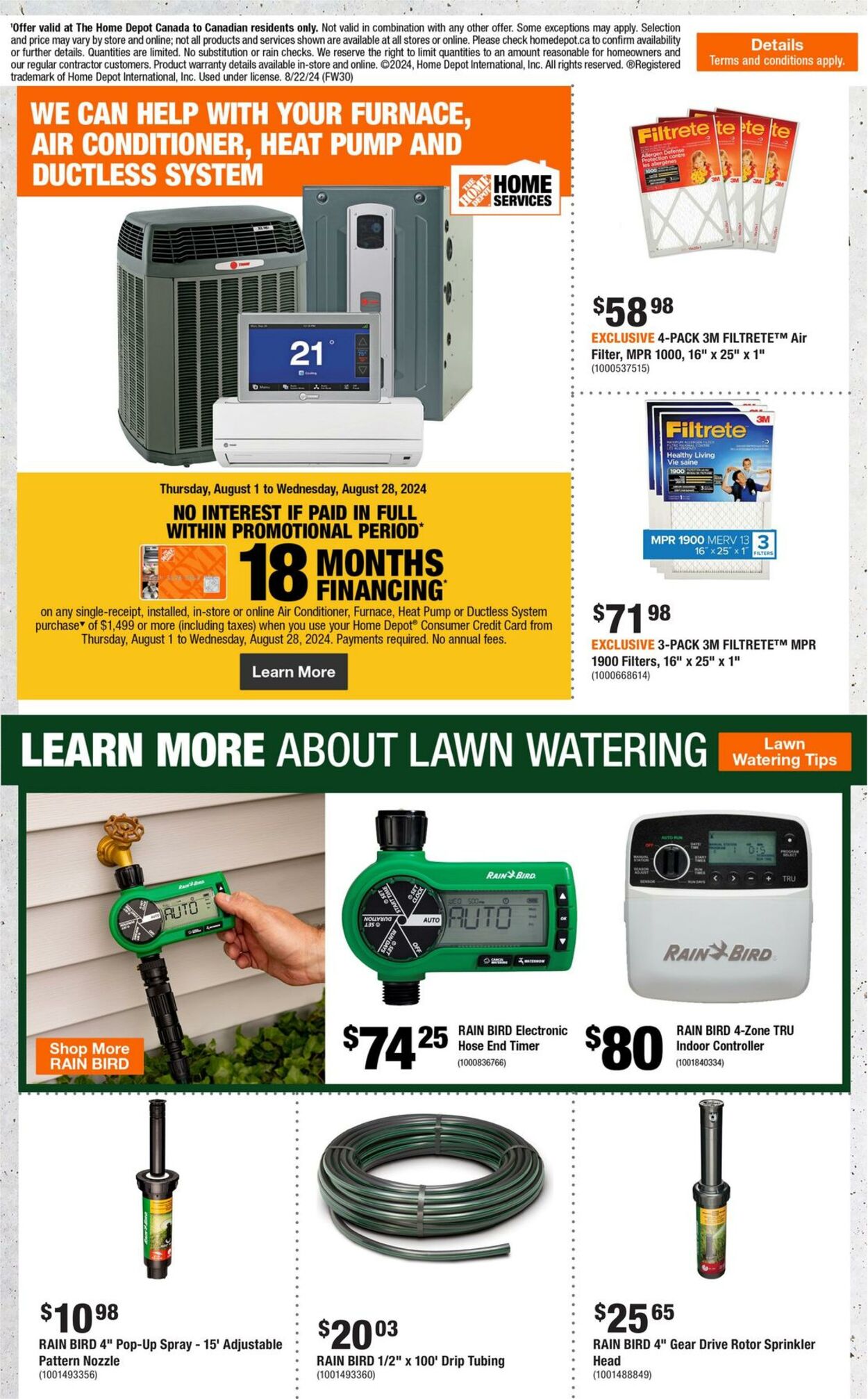 Flyer Home Depot 22.08.2024 - 28.08.2024