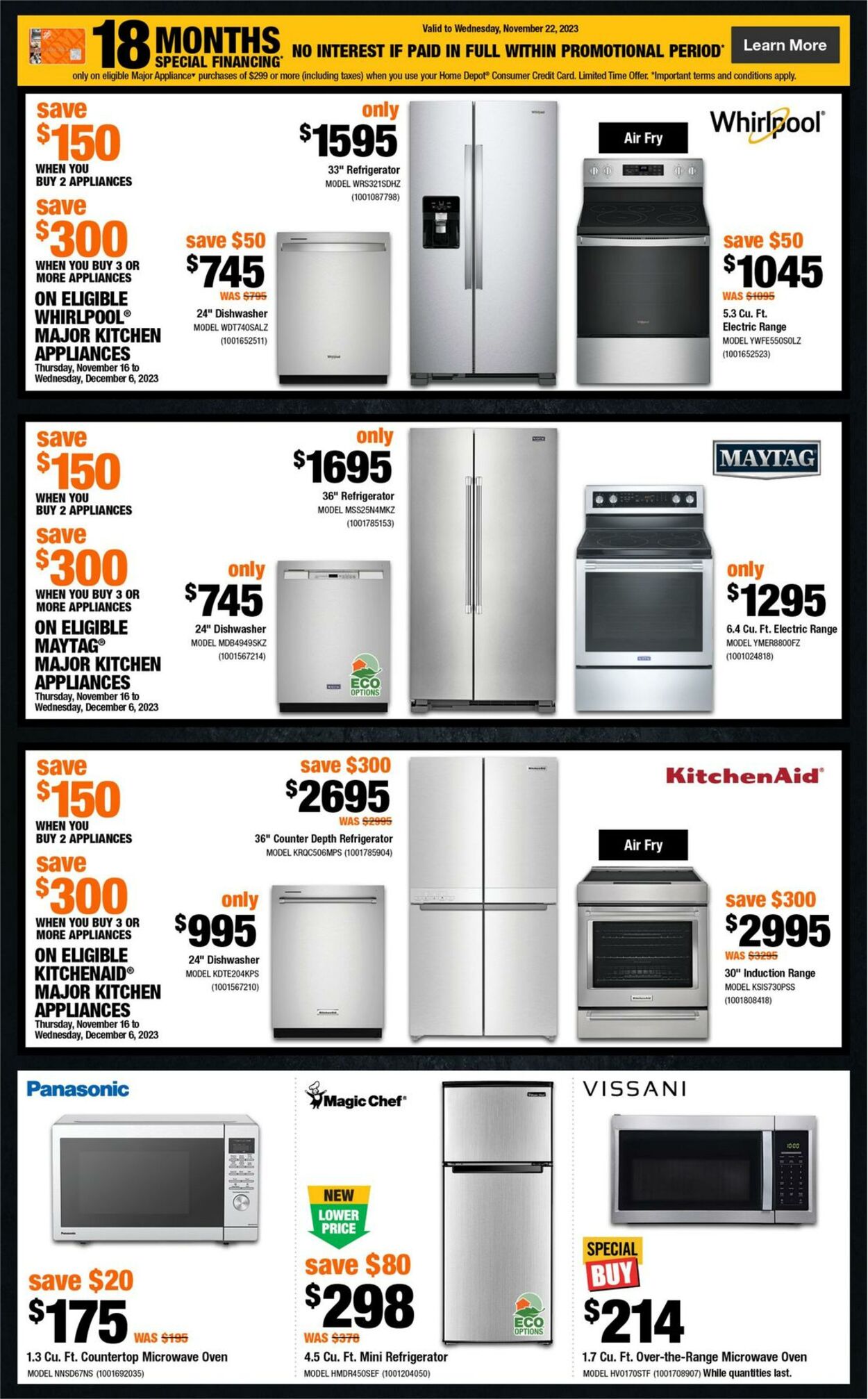 Flyer Home Depot 16.11.2023 - 22.11.2023