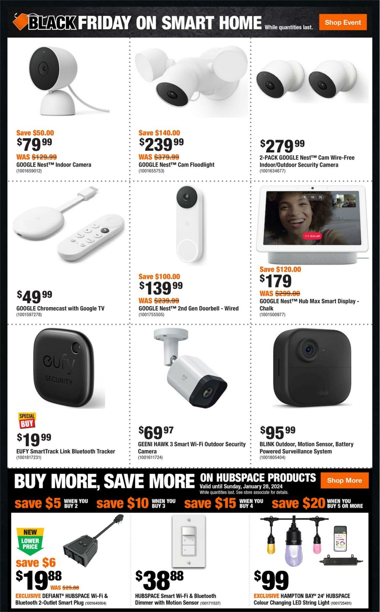 Flyer Home Depot 16.11.2023 - 22.11.2023