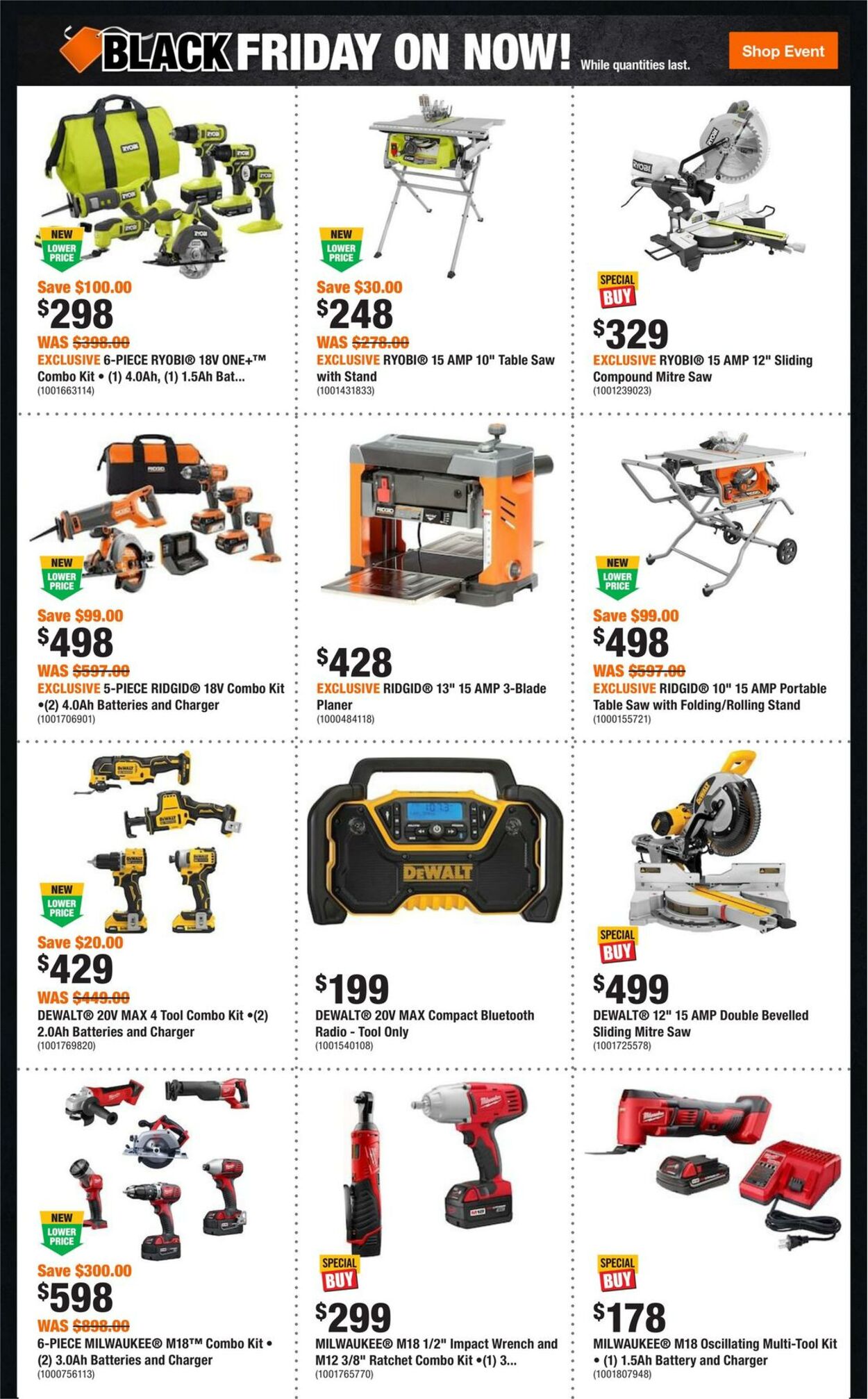 Flyer Home Depot 16.11.2023 - 22.11.2023