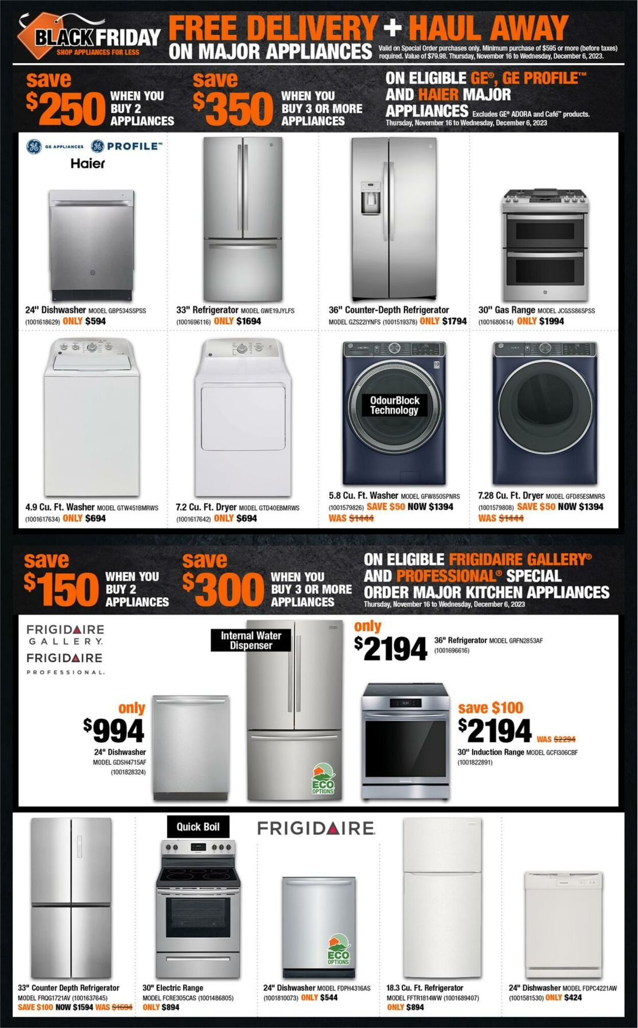 Flyer Home Depot 16.11.2023 - 22.11.2023