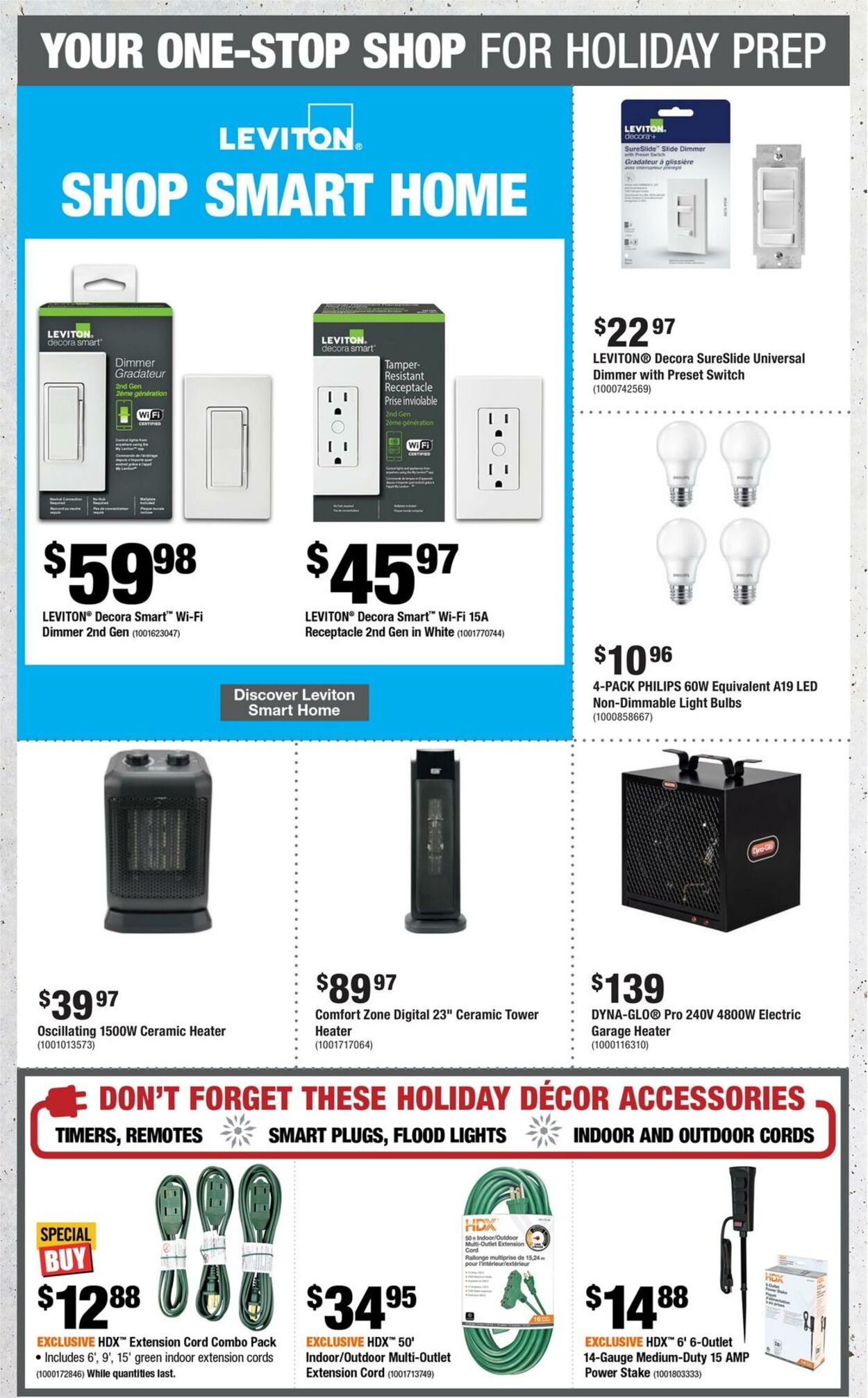 Home Depot Promotional Flyer - Christmas 2023 - Valid from 09.11 to 15. ...