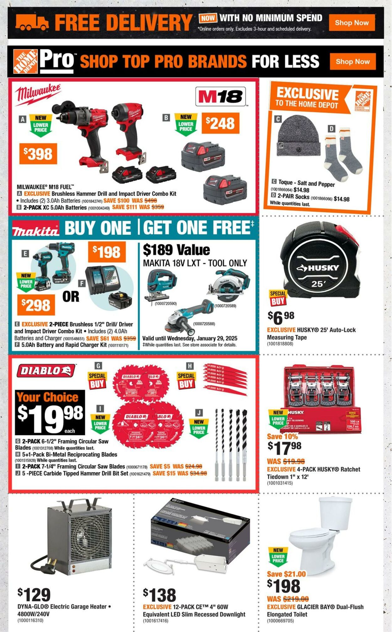 Flyer Home Depot 02.01.2025 - 08.01.2025