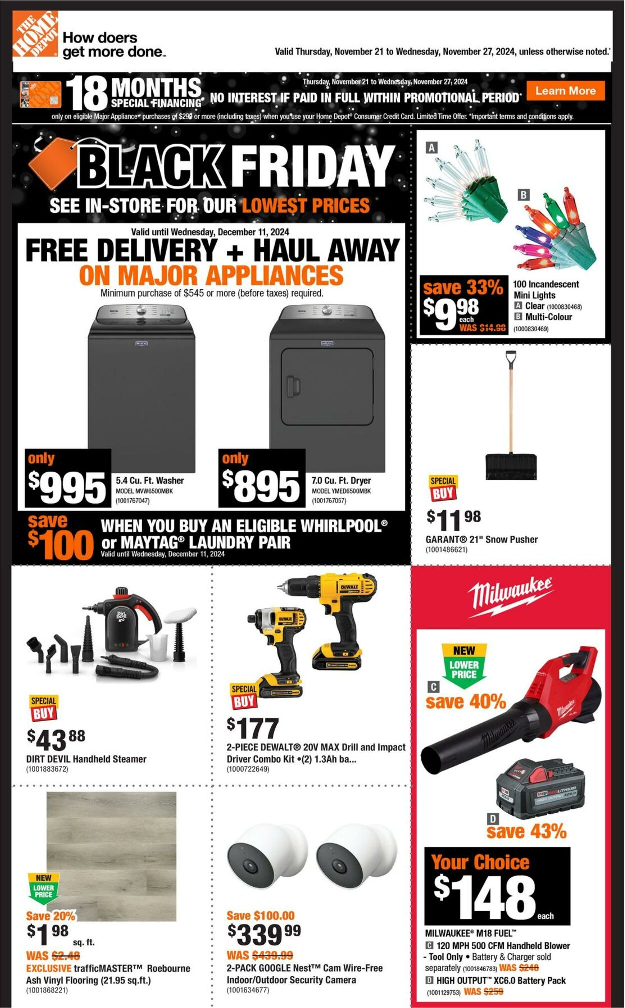 Flyer Home Depot 21.11.2024 - 27.11.2024