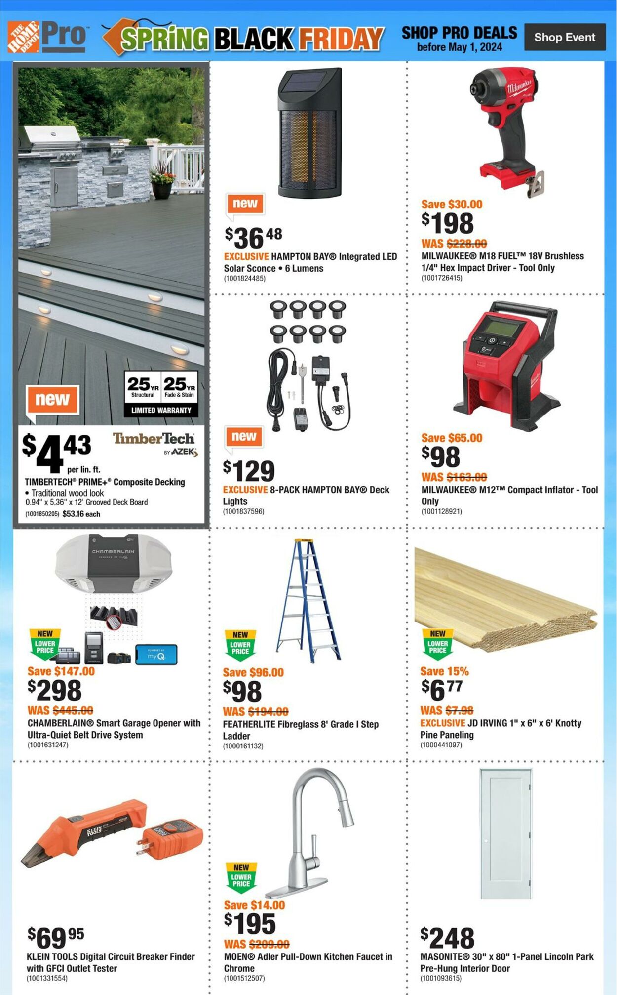 Flyer Home Depot 25.04.2024 - 01.05.2024