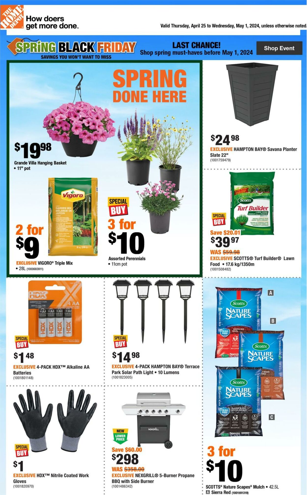 Flyer Home Depot - Weekly Flyer_CP 25 Apr 2024 - 1 May 2024