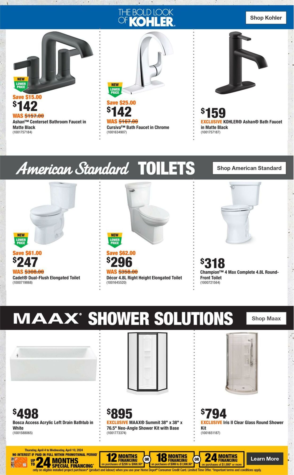 Flyer Home Depot 04.04.2024 - 10.04.2024