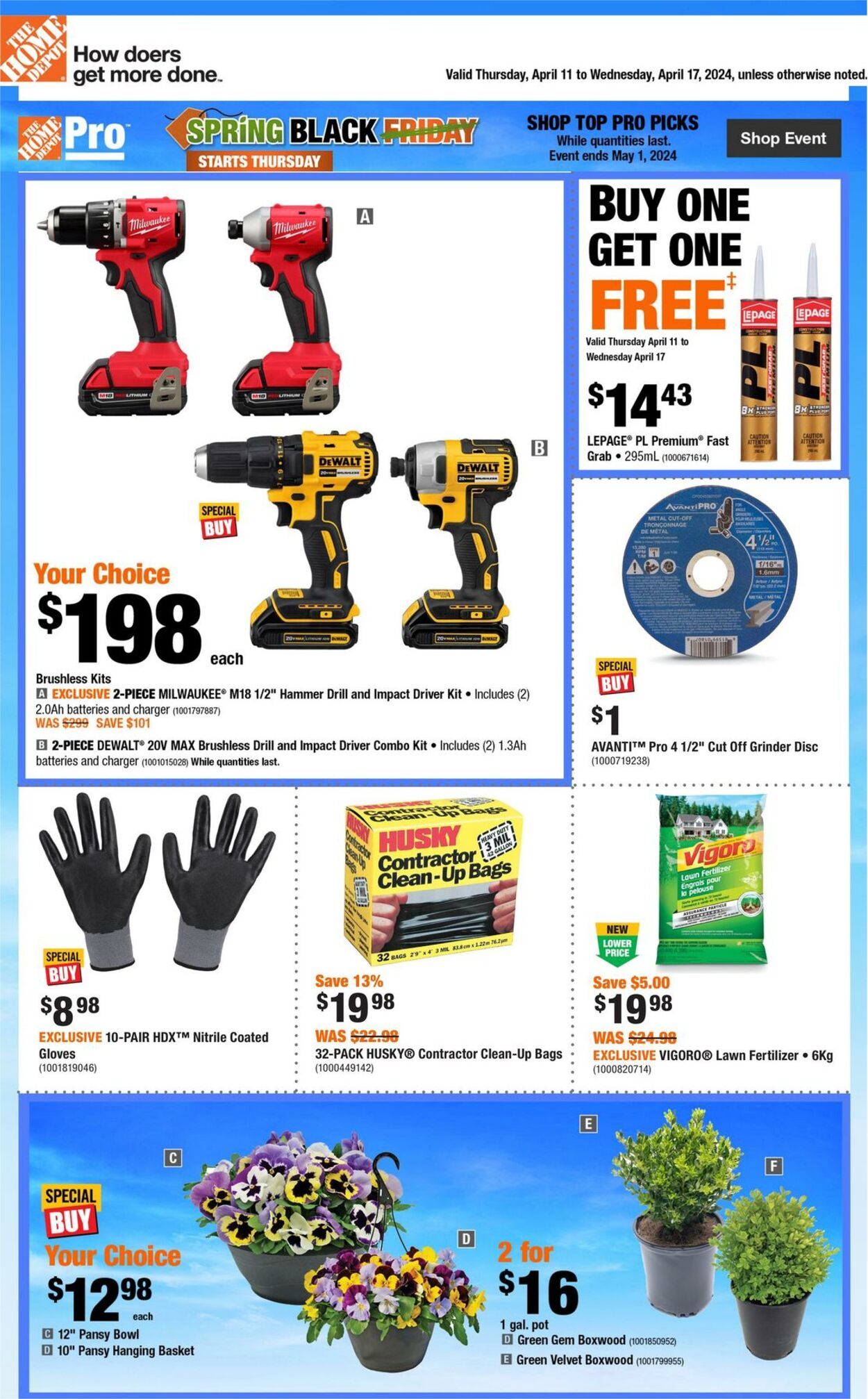 Flyer Home Depot - Weekly Flyer_CP 11 Apr 2024 - 17 Apr 2024