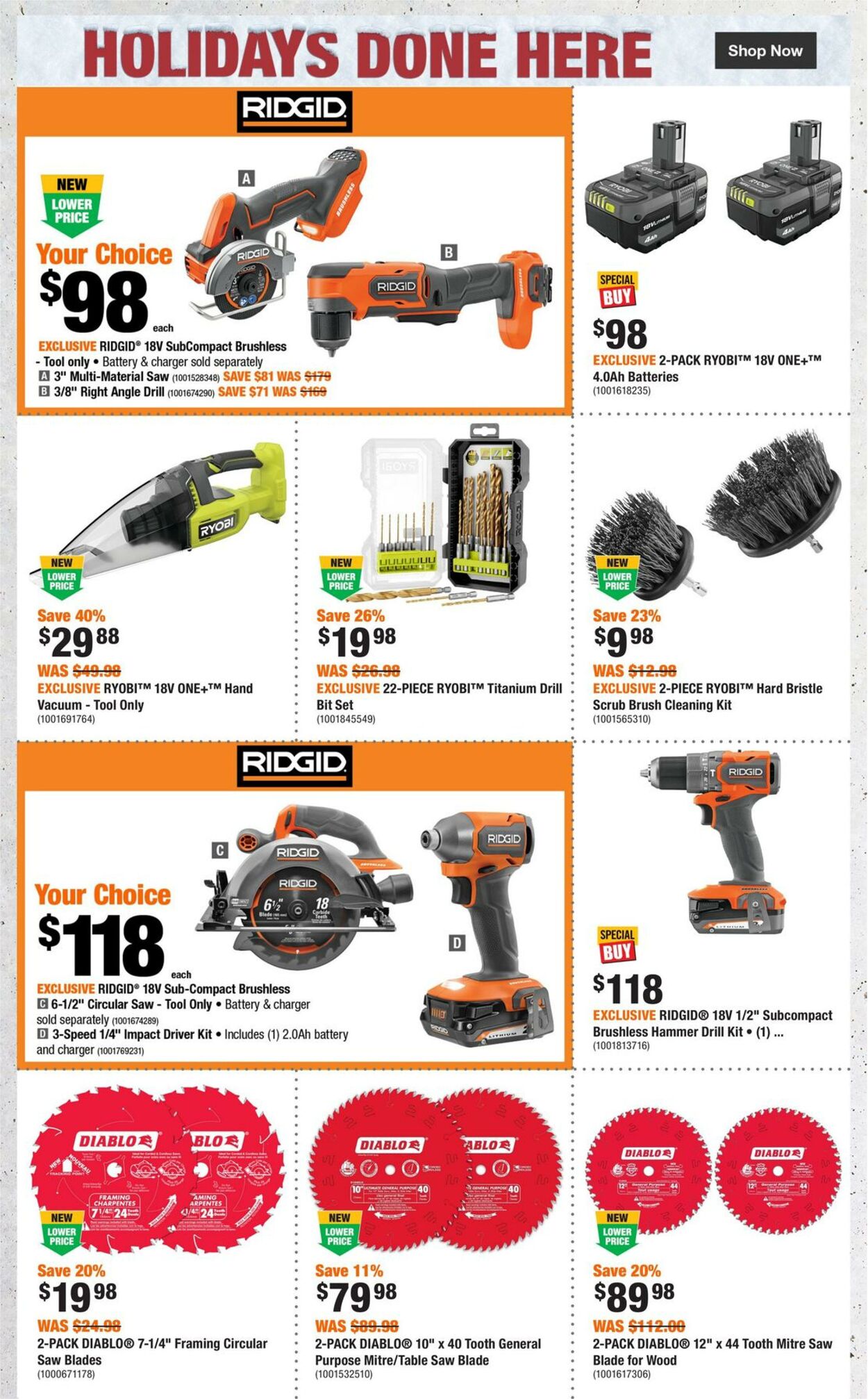 Flyer Home Depot 31.10.2024 - 06.11.2024