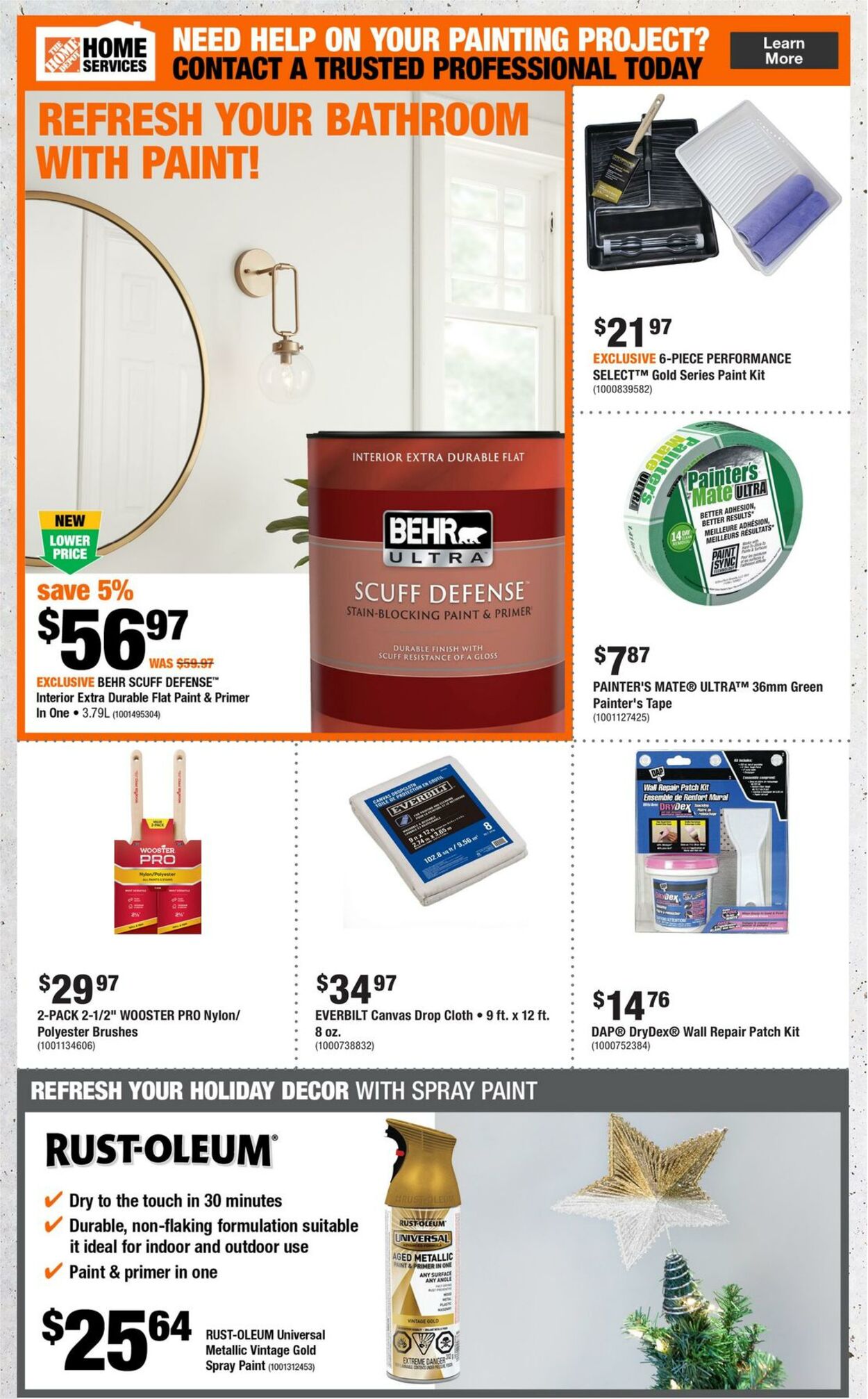 Flyer Home Depot 31.10.2024 - 06.11.2024