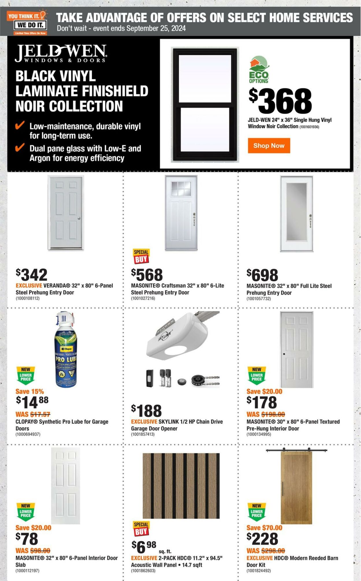 Flyer Home Depot 12.09.2024 - 18.09.2024