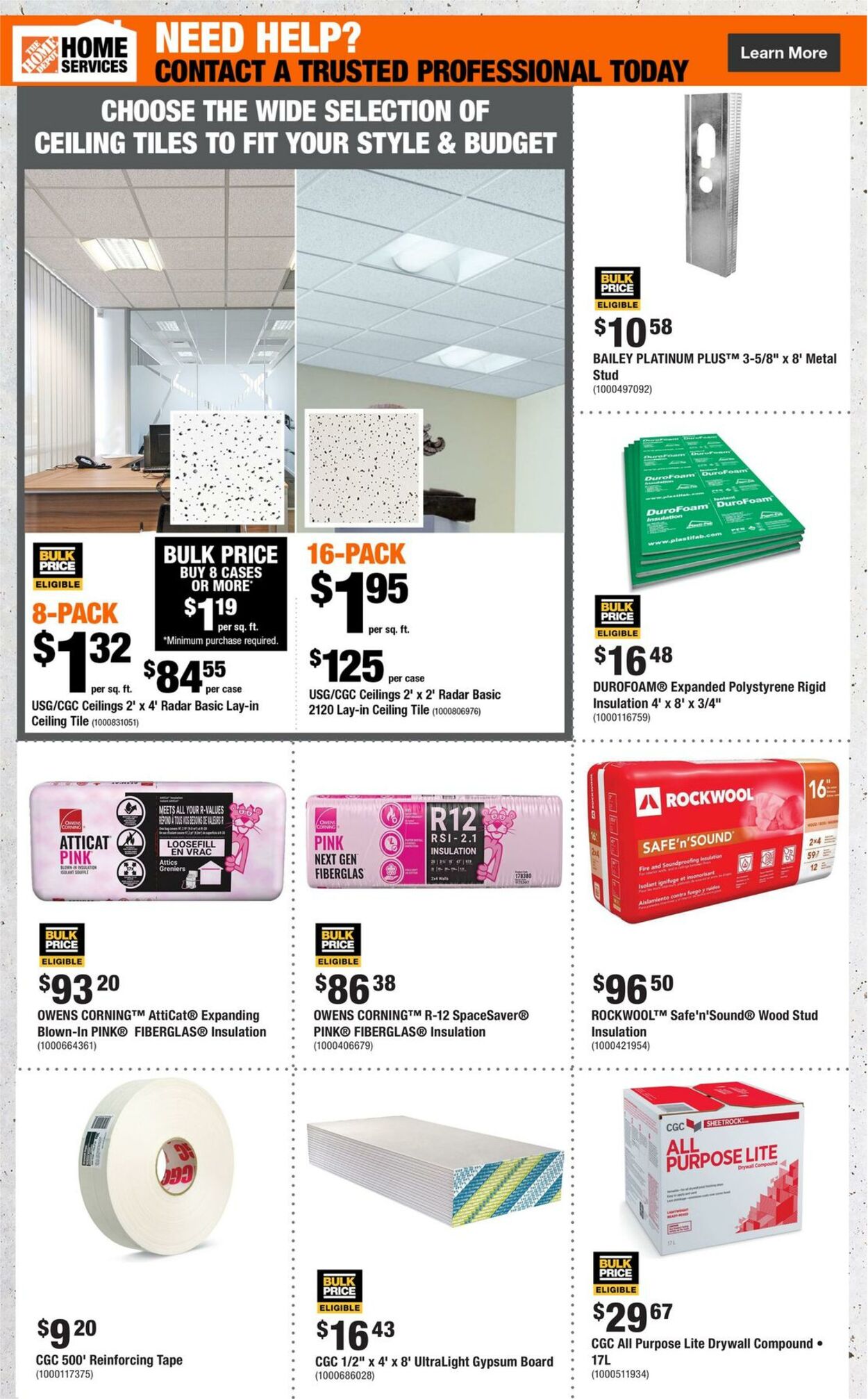 Flyer Home Depot 17.10.2024 - 23.10.2024