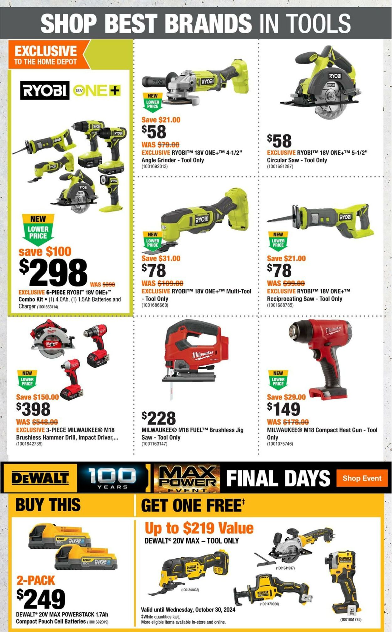 Flyer Home Depot 17.10.2024 - 23.10.2024