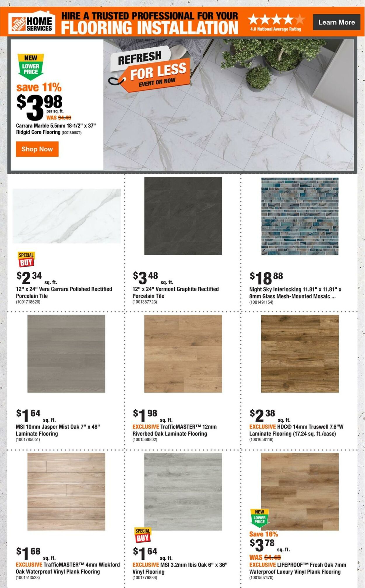 Flyer Home Depot 17.10.2024 - 23.10.2024