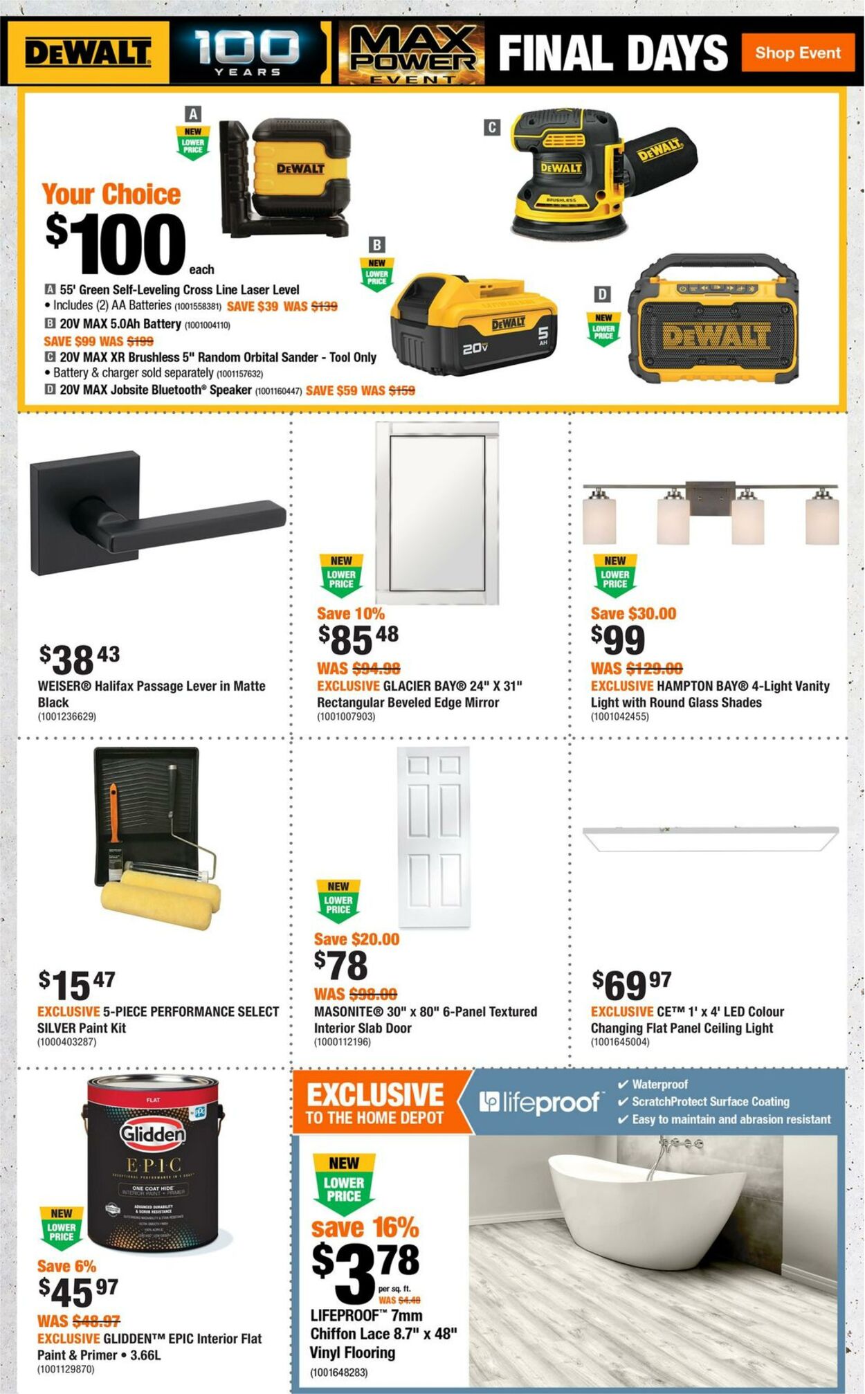 Flyer Home Depot 17.10.2024 - 23.10.2024