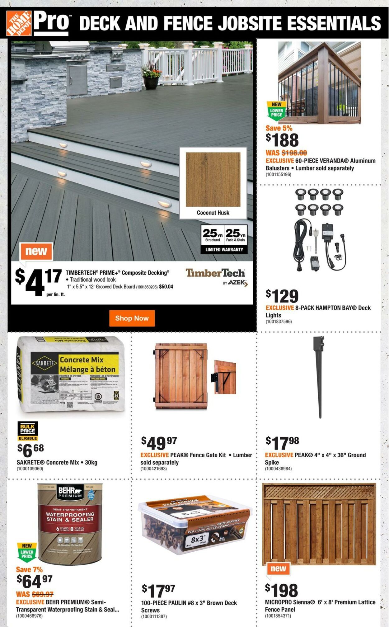 Flyer Home Depot 11.07.2024 - 17.07.2024