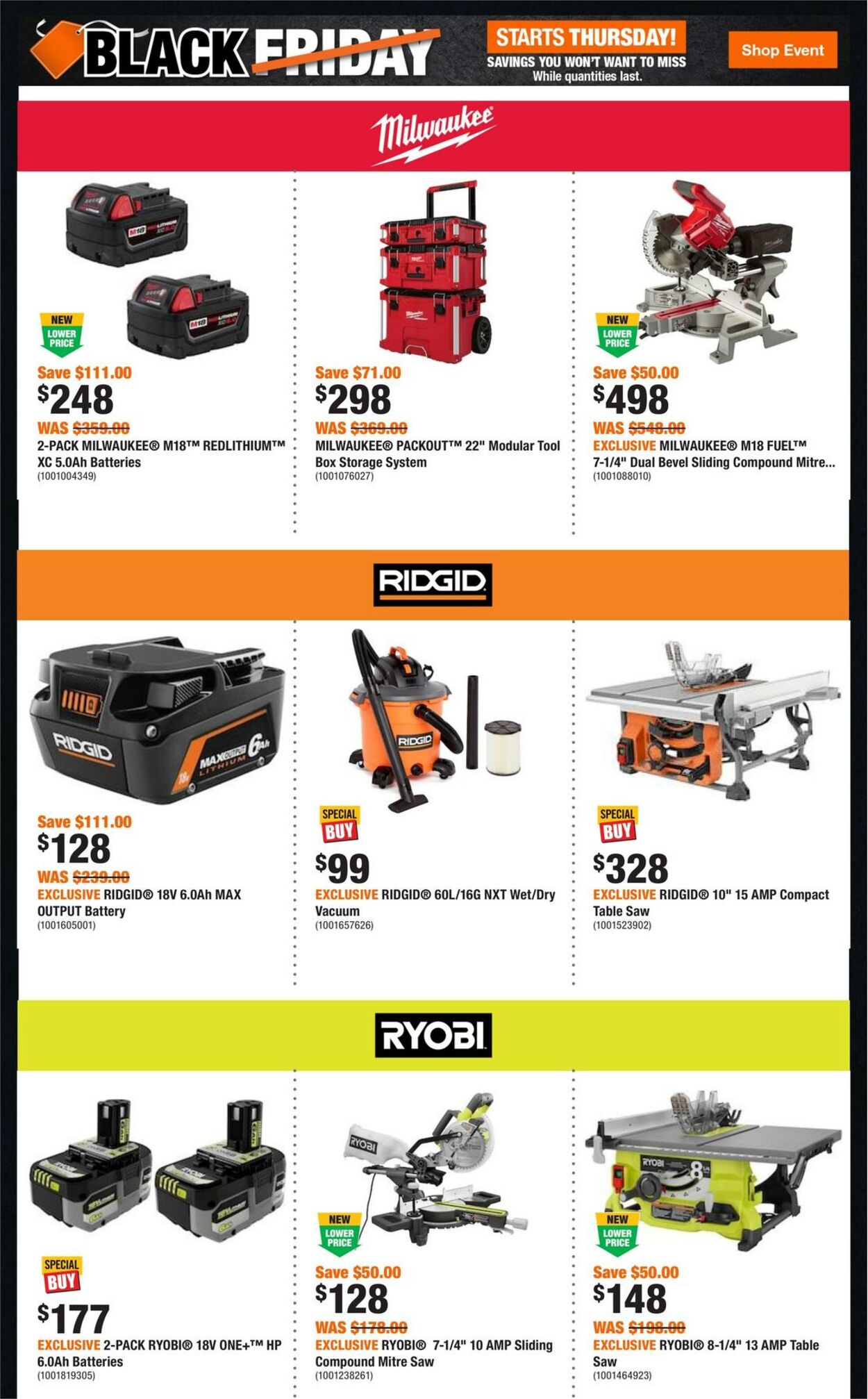 Flyer Home Depot 23.11.2023 - 29.11.2023