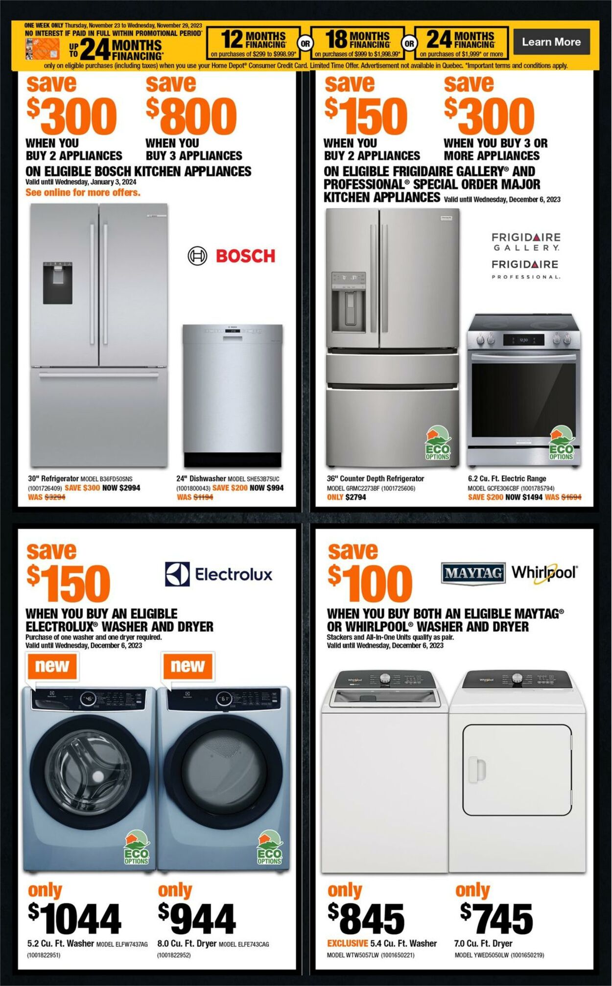 Flyer Home Depot 23.11.2023 - 29.11.2023