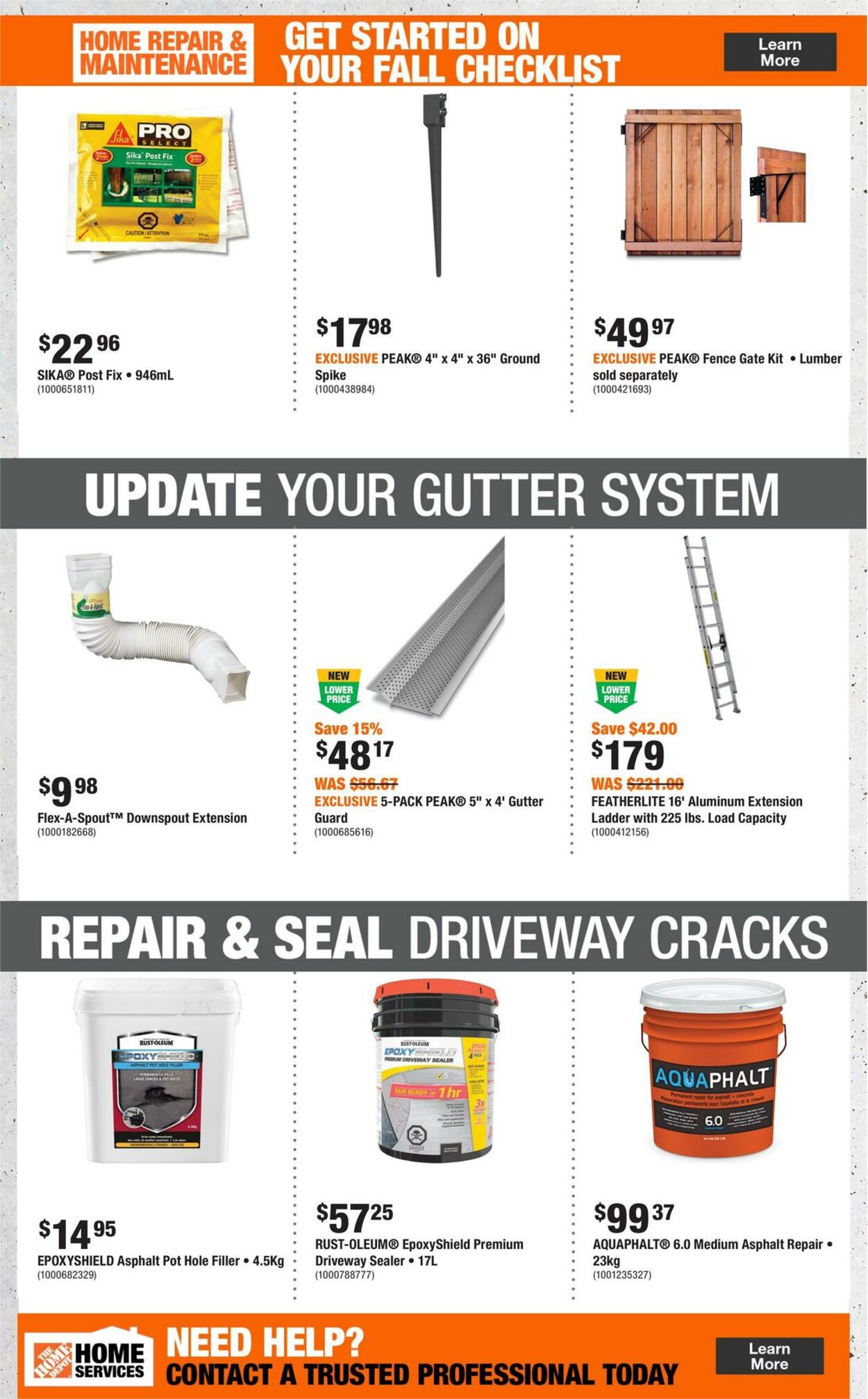 Flyer Home Depot 10.10.2024 - 16.10.2024